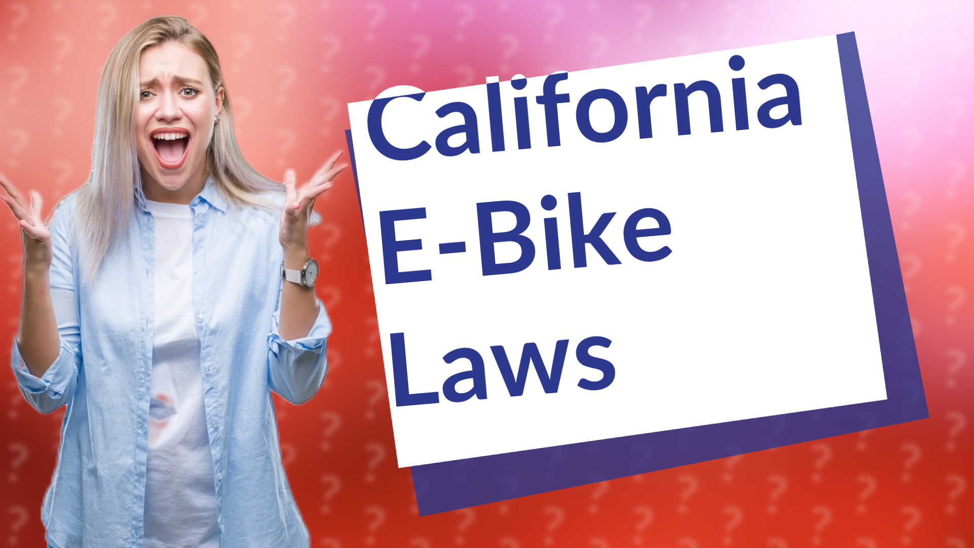 California E-Bike Laws