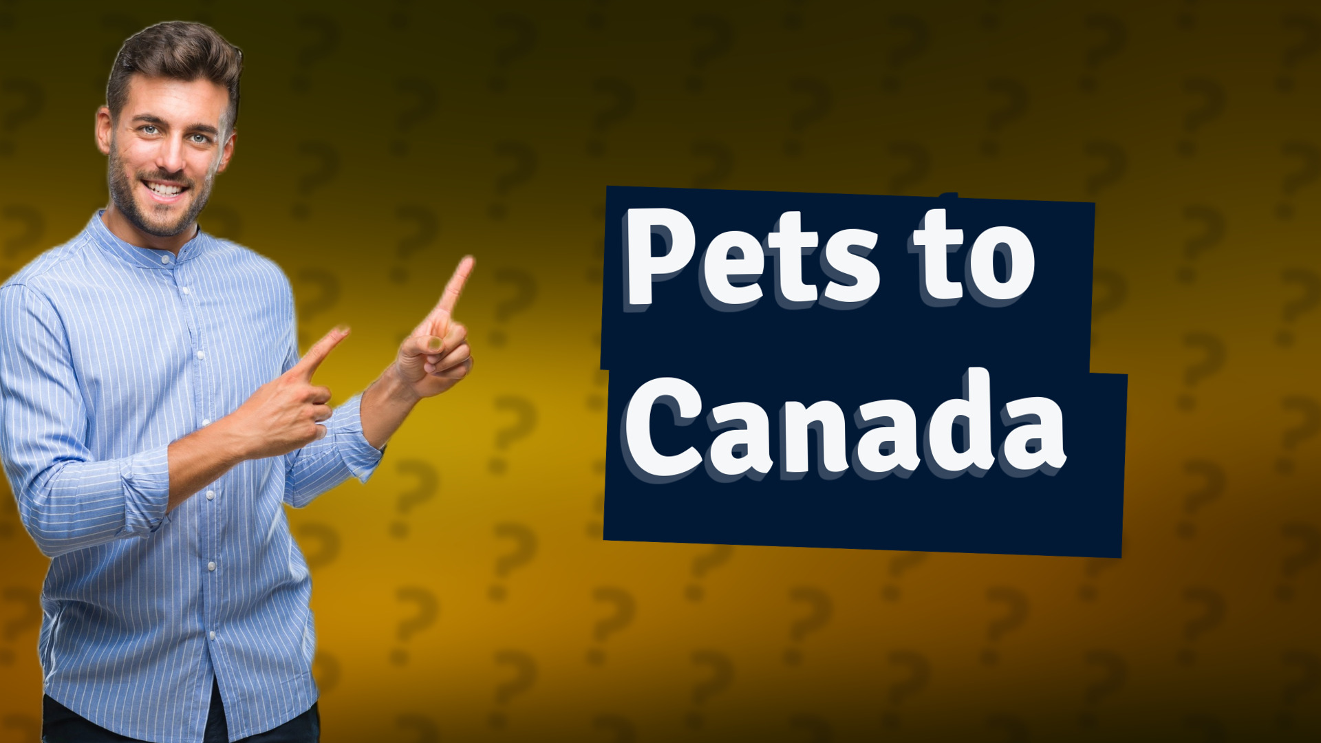 Pets to Canada