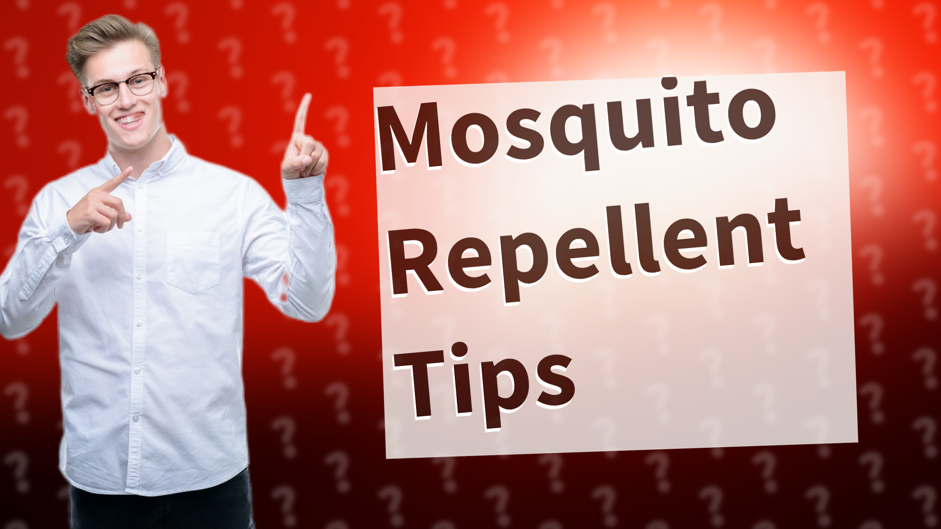 Mosquito Repellent Tips