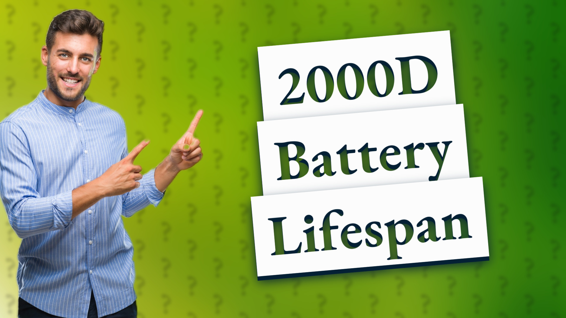 2000D Battery Lifespan