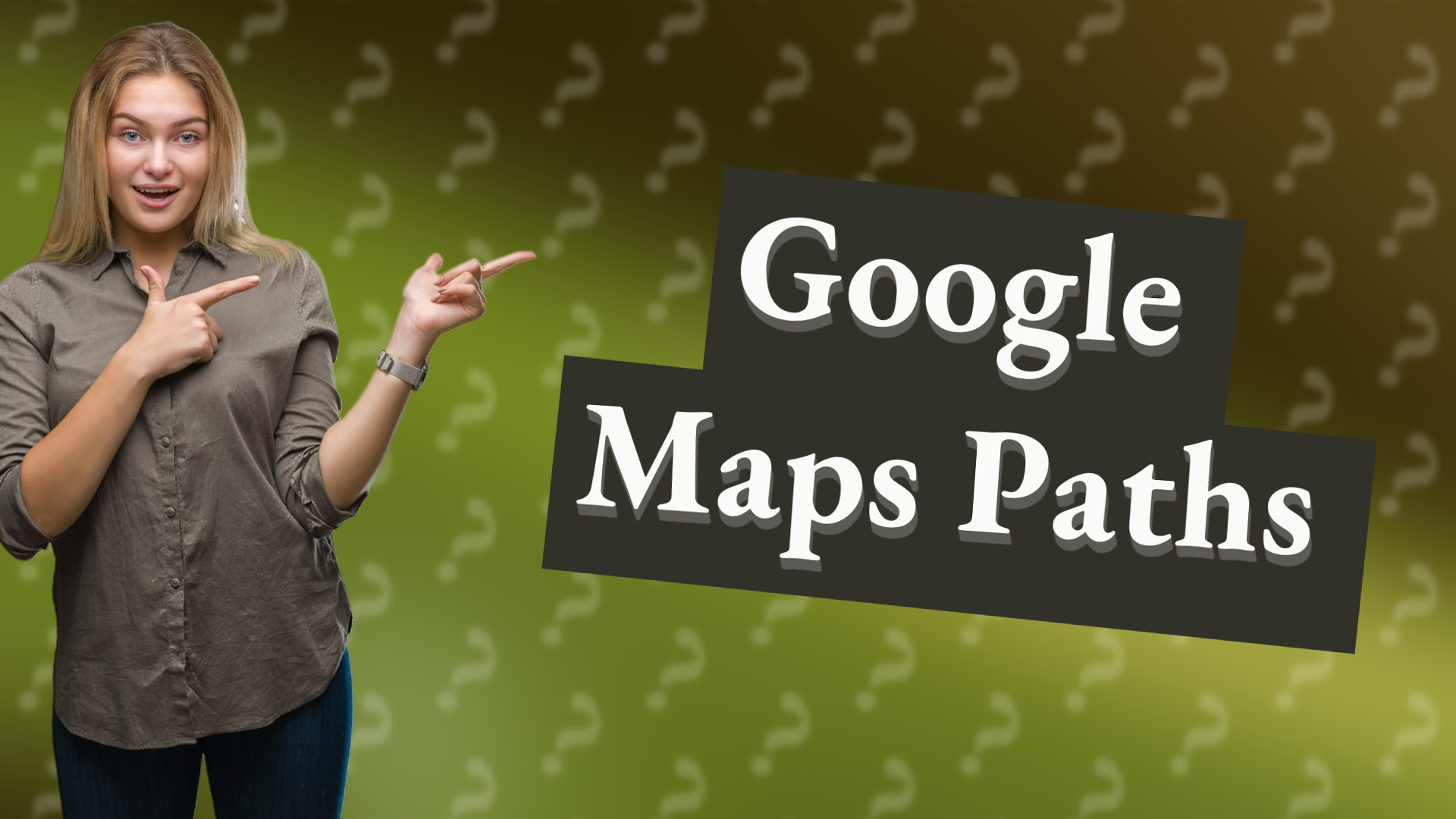 Google Maps Paths