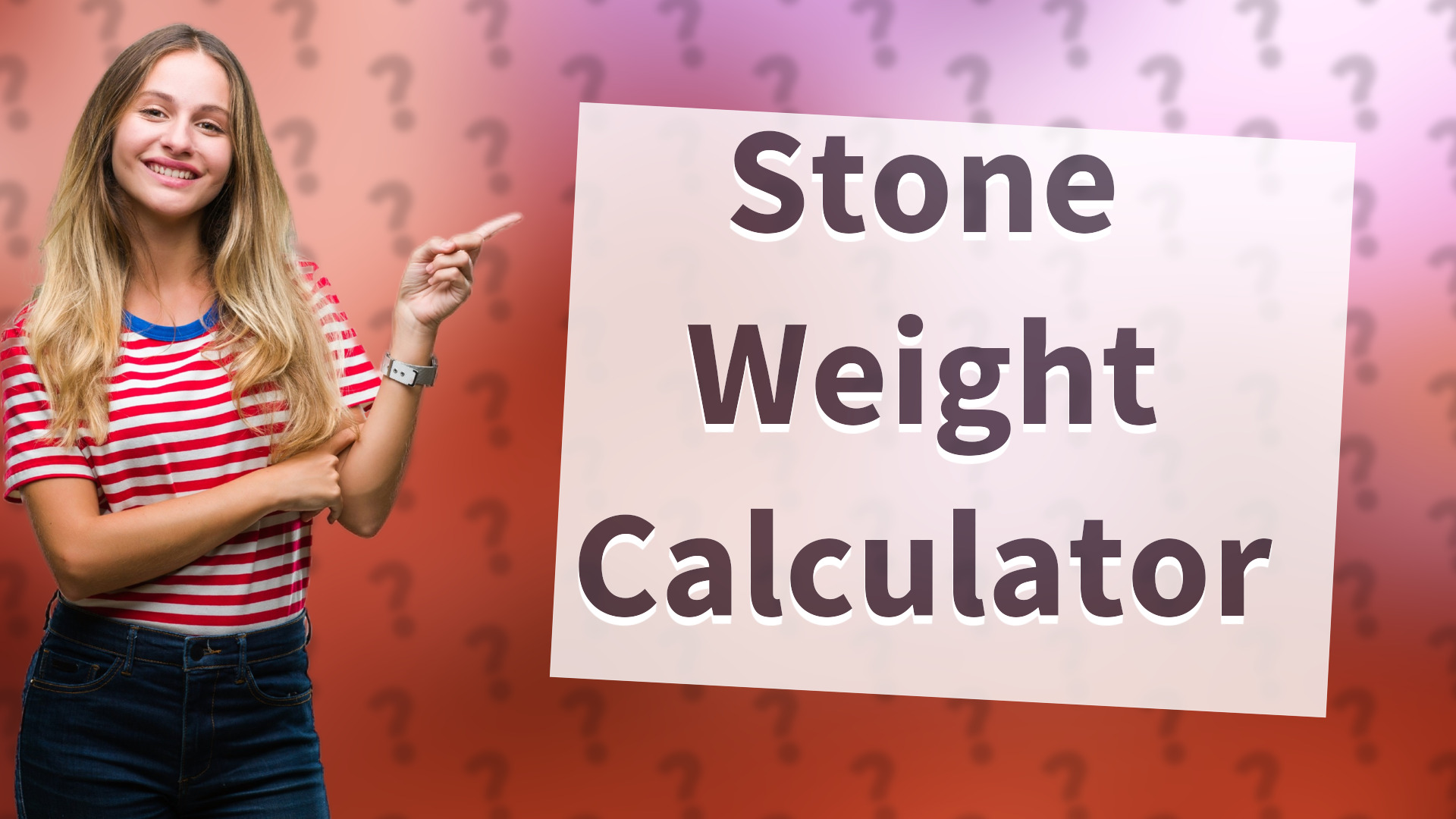 Stone Weight Calculator
