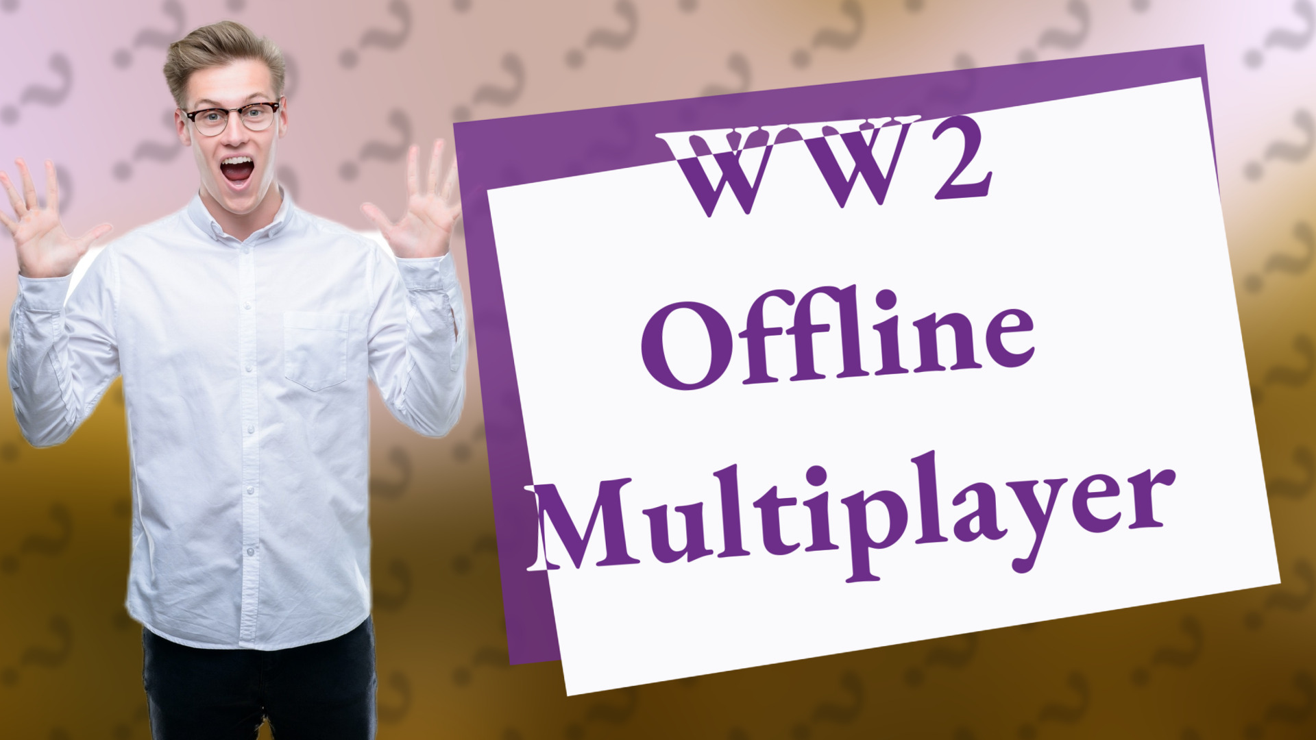 WW2 Offline Multiplayer