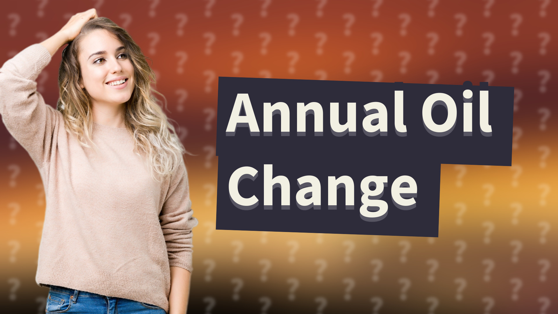 Annual Oil Change