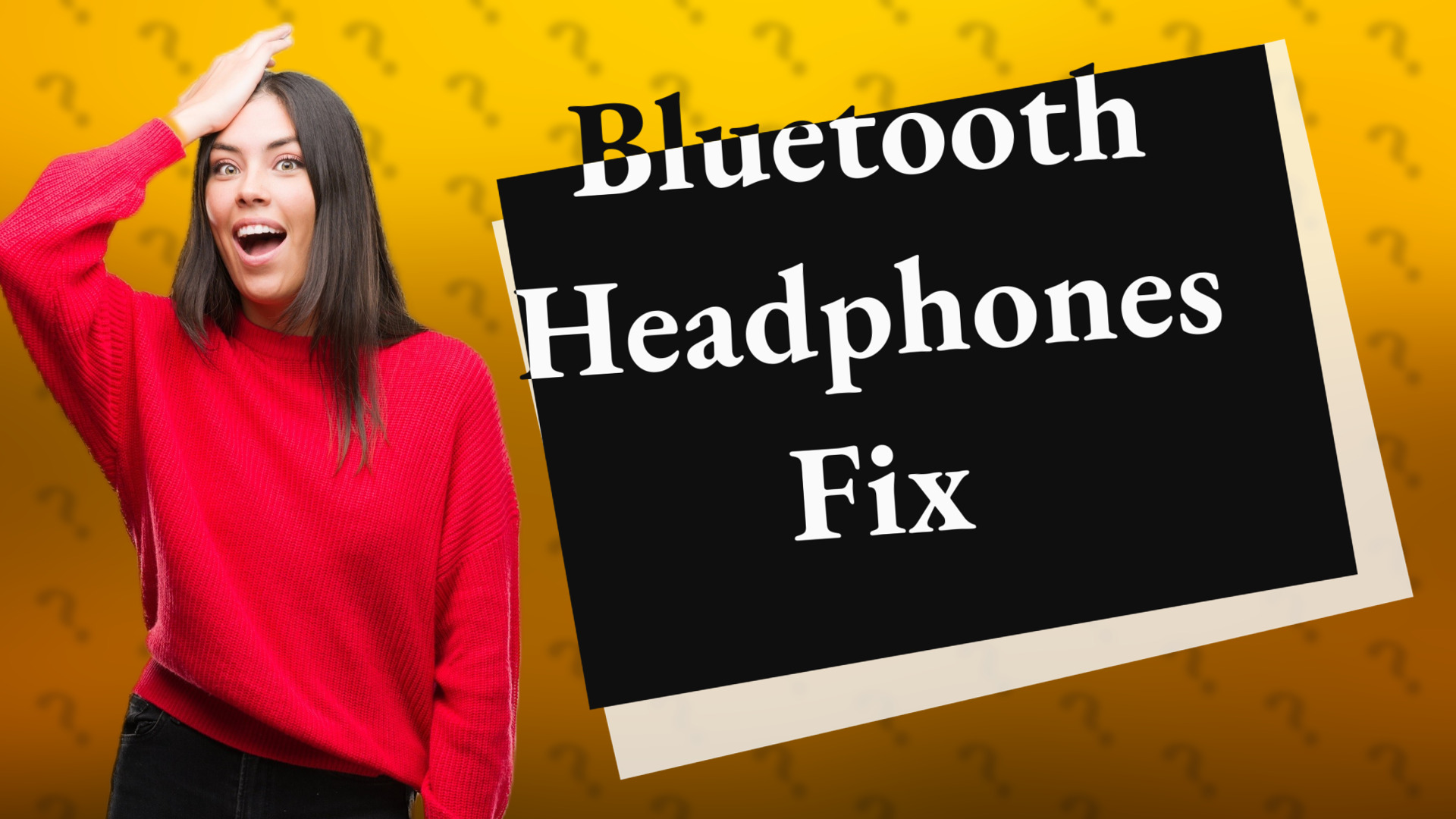 Bluetooth Headphones Fix
