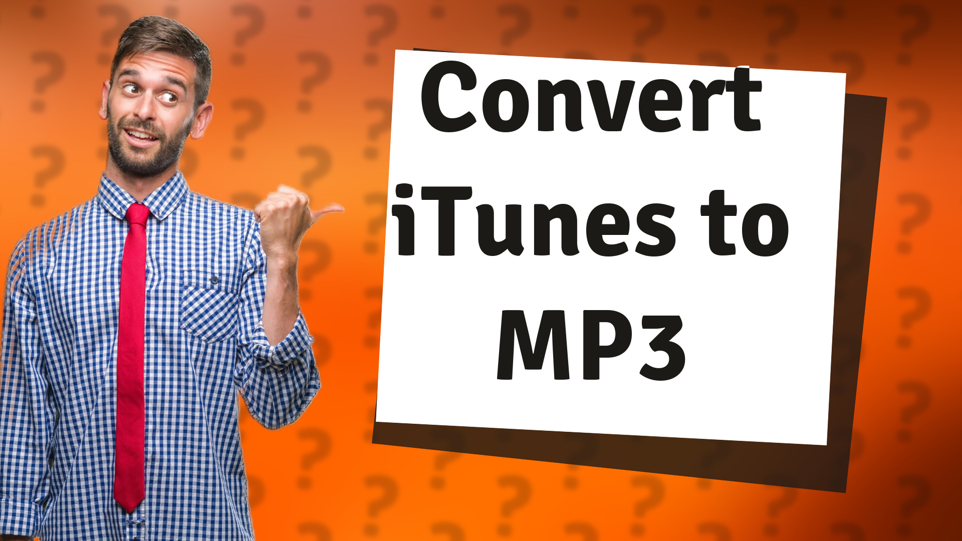 Convert iTunes to MP3