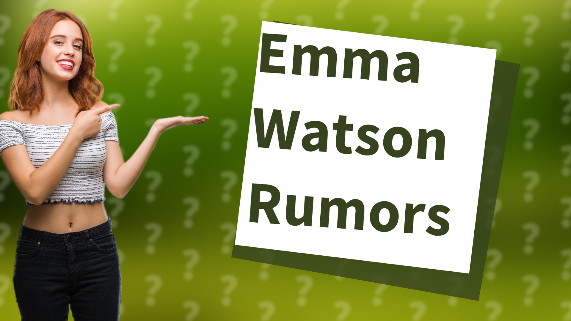 Emma Watson Rumors