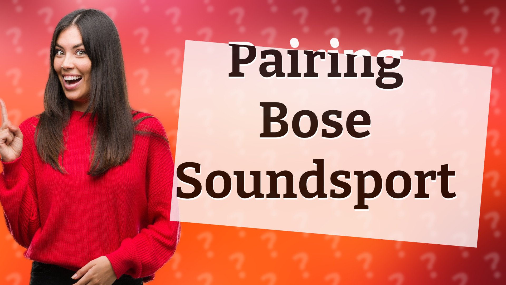 Pairing Bose Soundsport