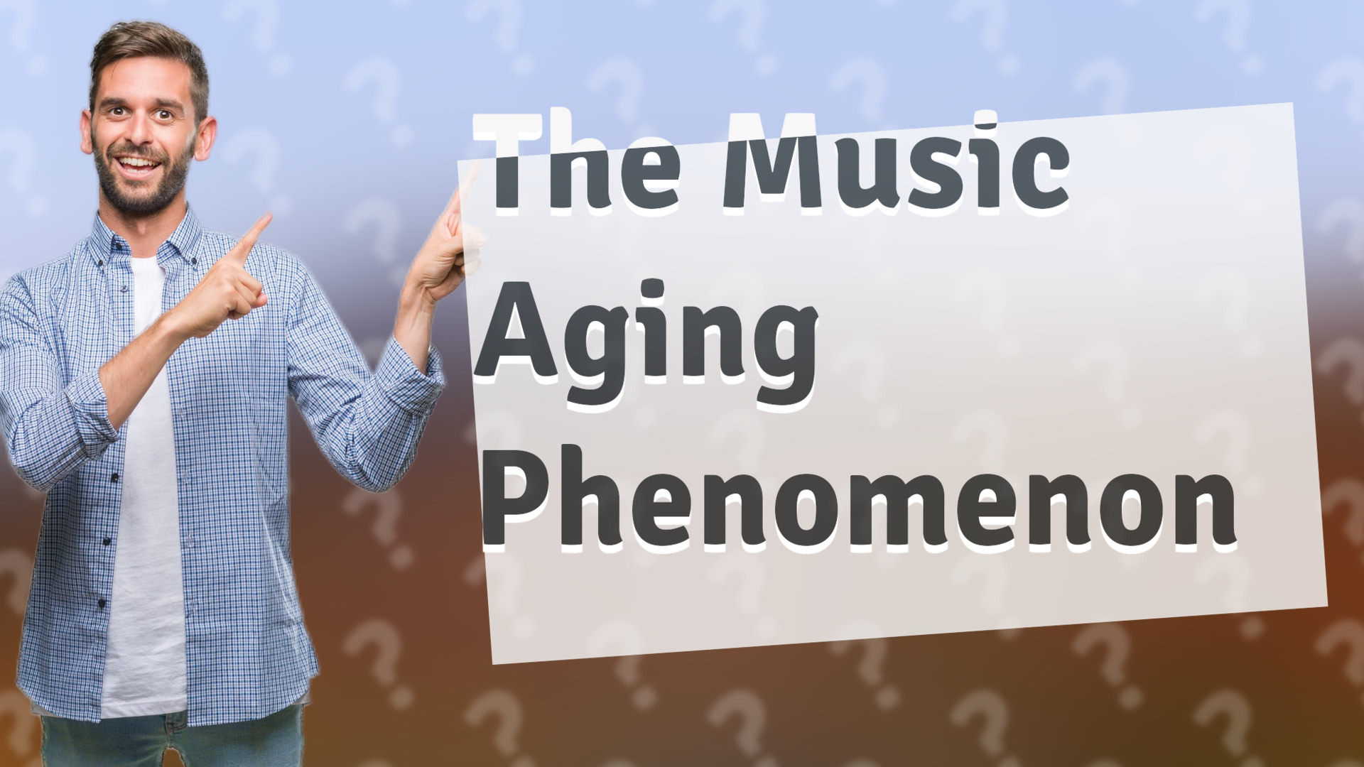 The Music Aging Phenomenon
