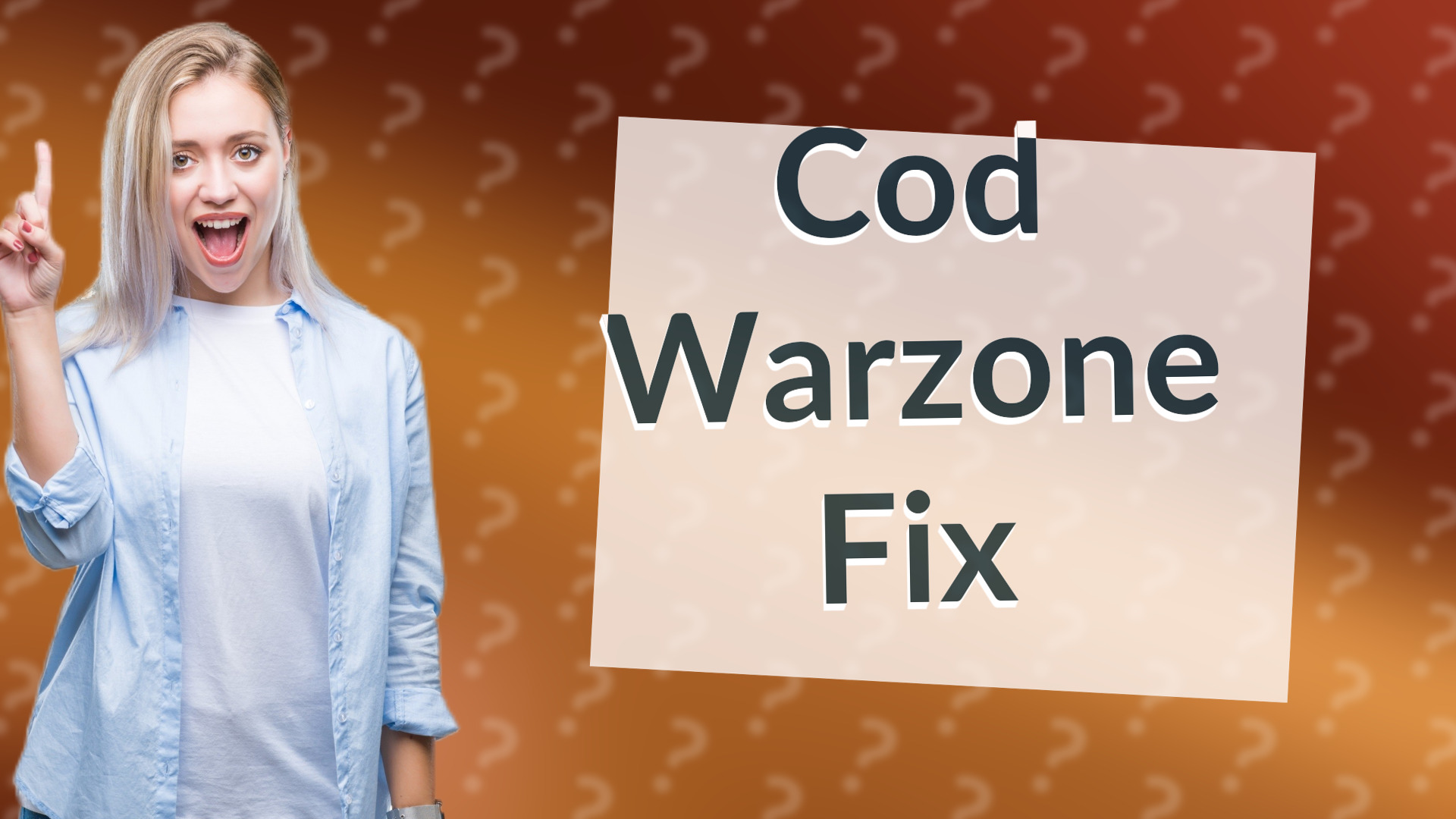 Cod Warzone Fix