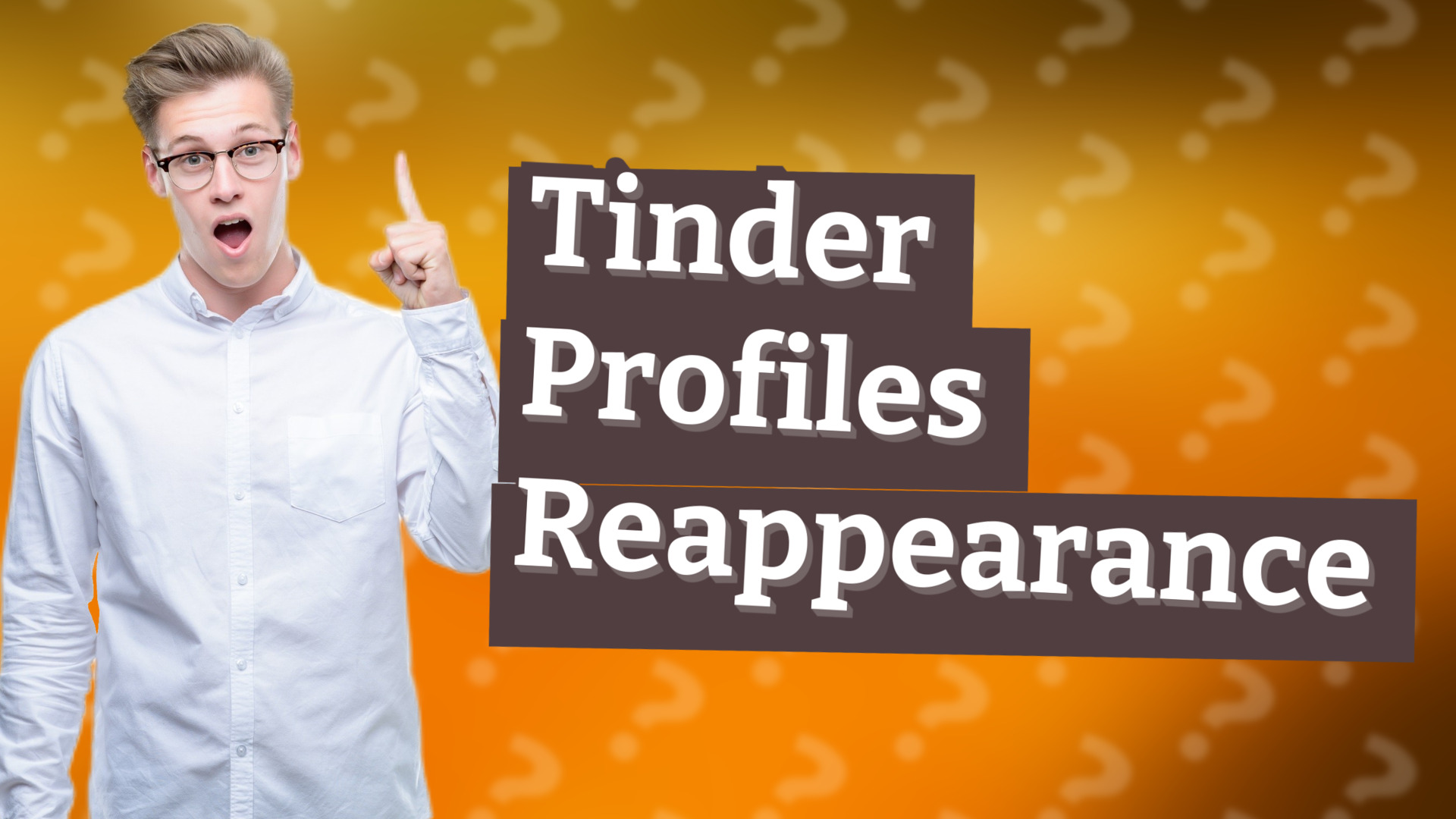 Tinder Profiles Reappearance