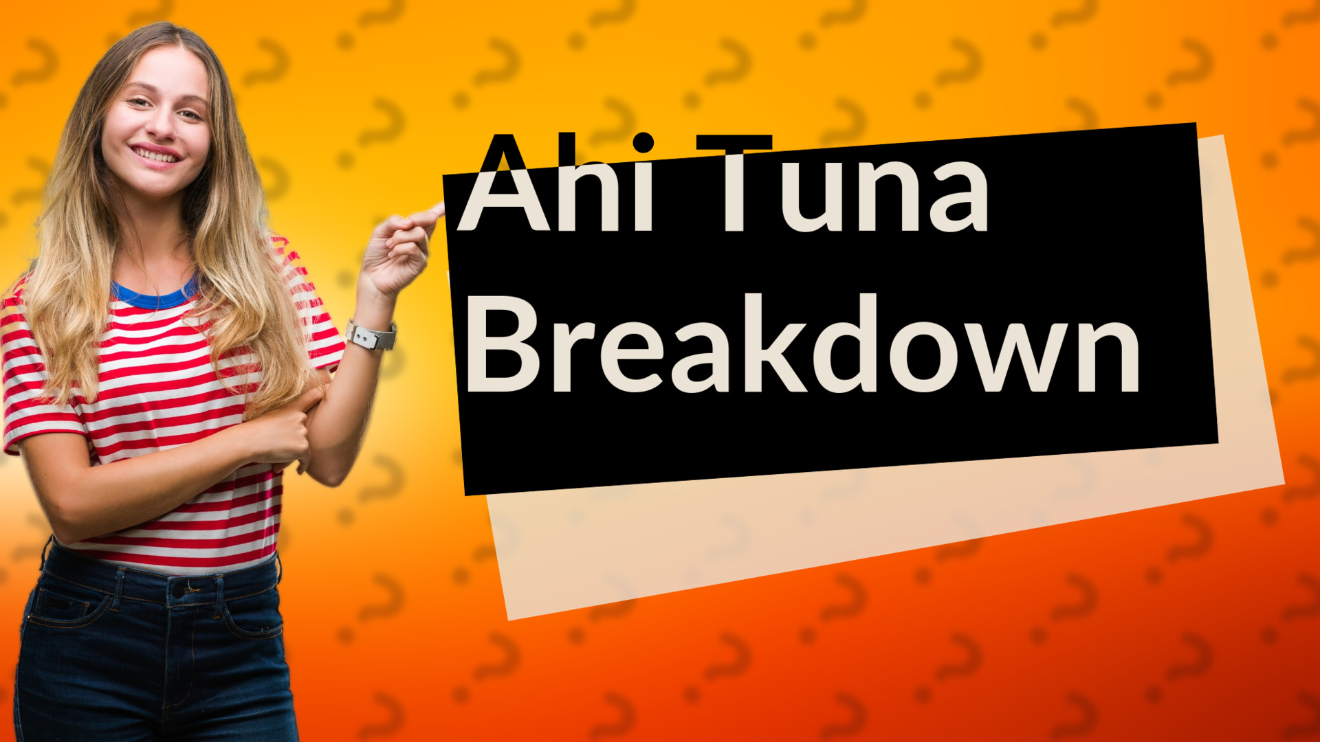 Ahi Tuna Breakdown