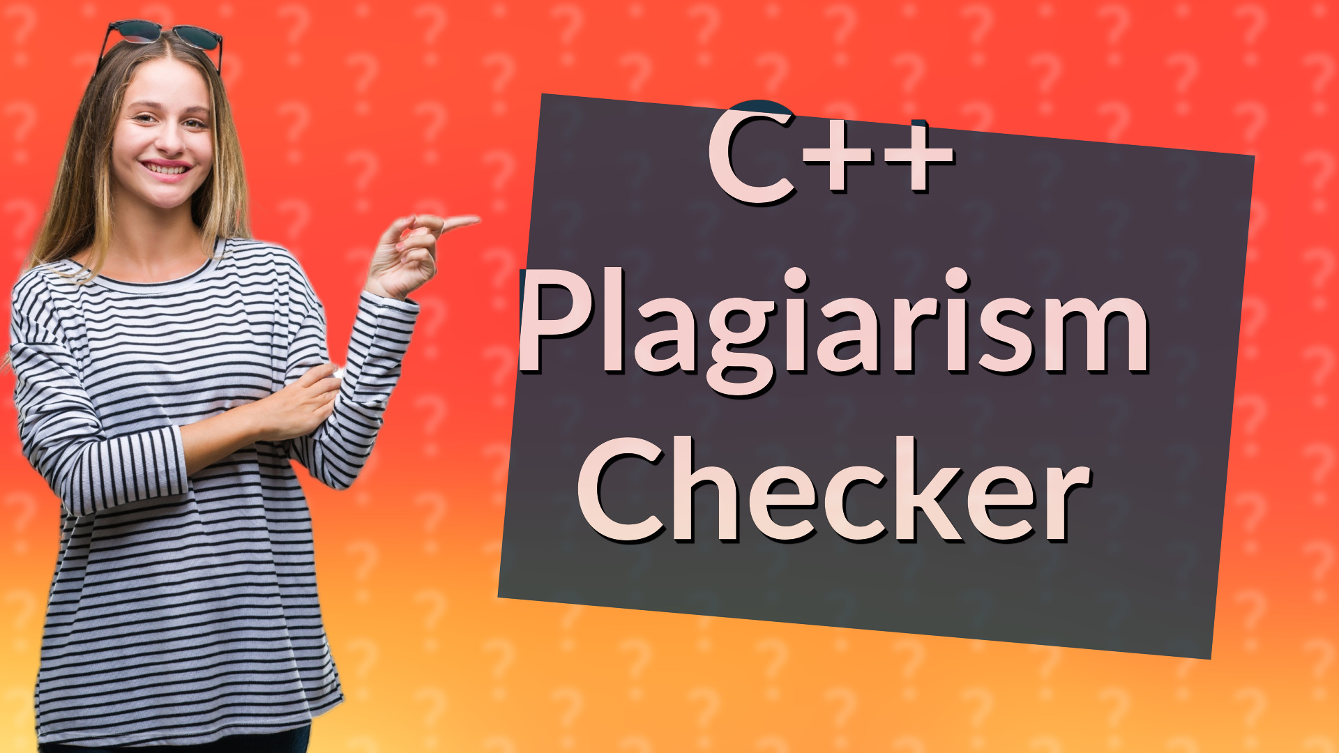 C++ Plagiarism Checker