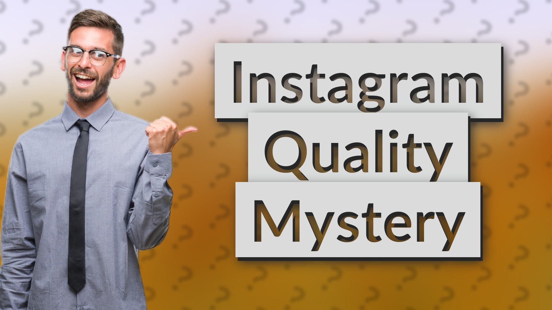 Instagram Quality Mystery