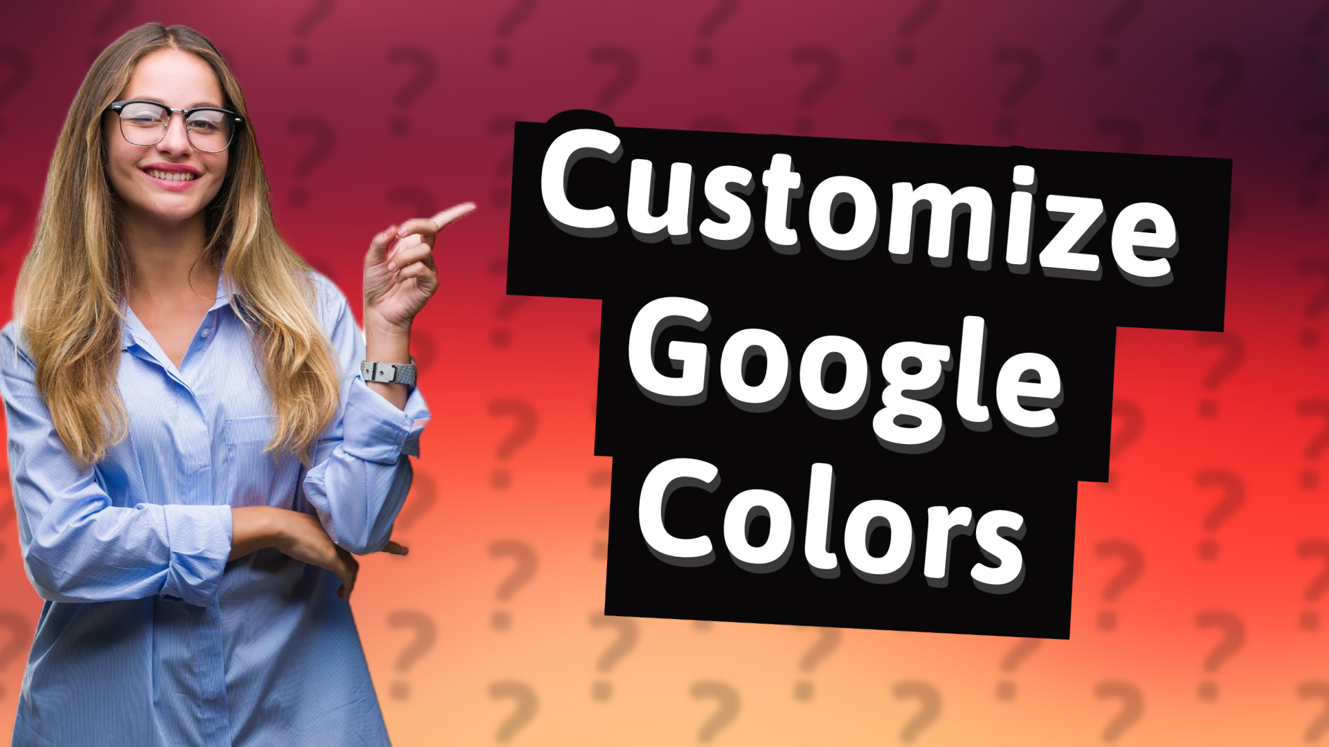 Customize Google Colors