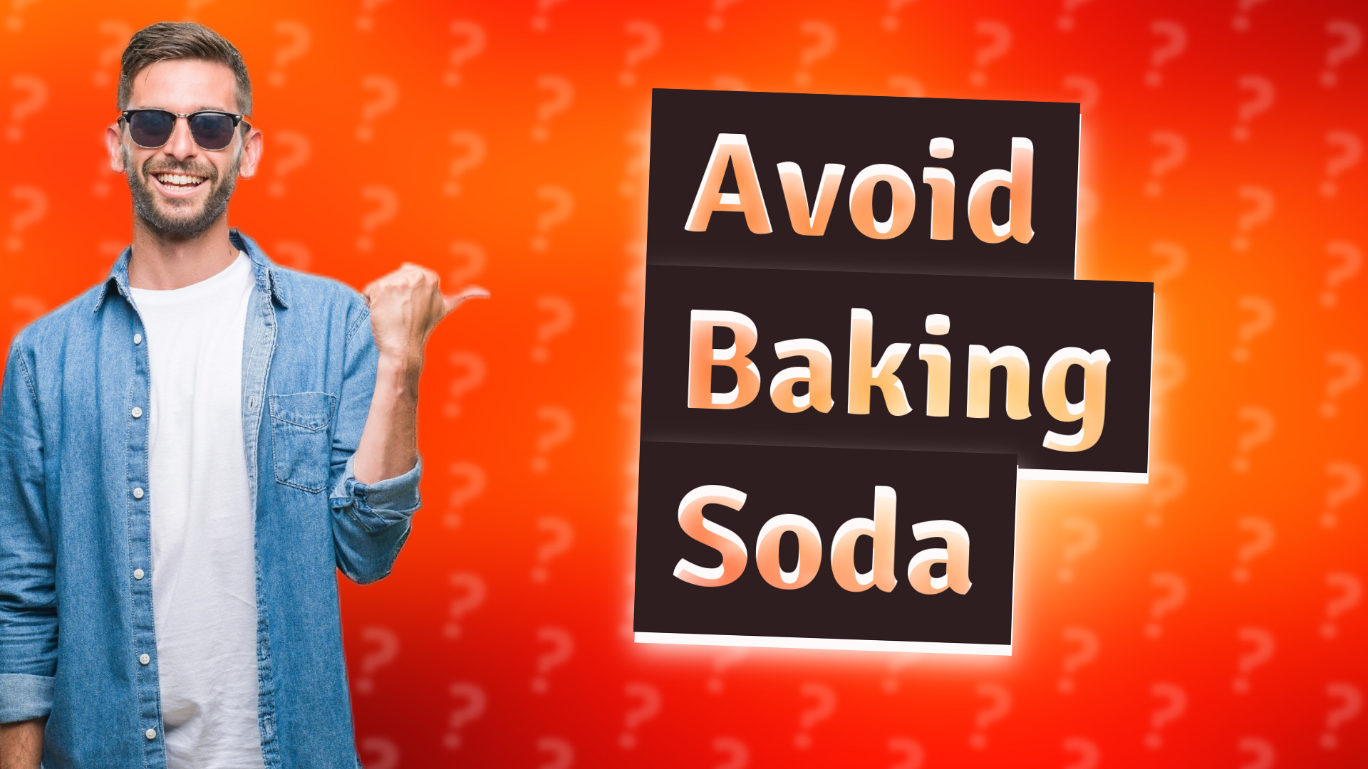 Avoid Baking Soda
