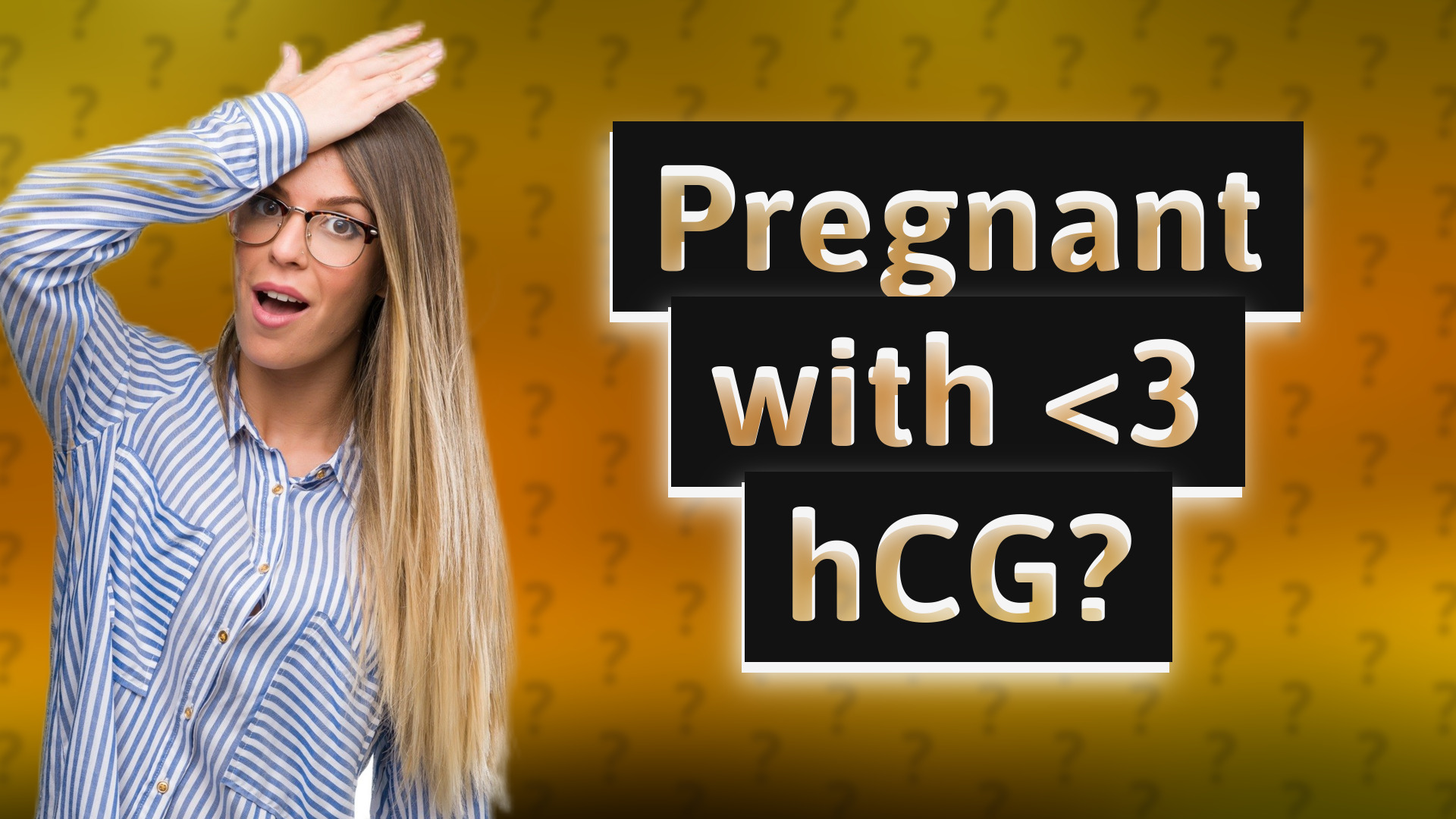 Pregnant with <3 hCG?