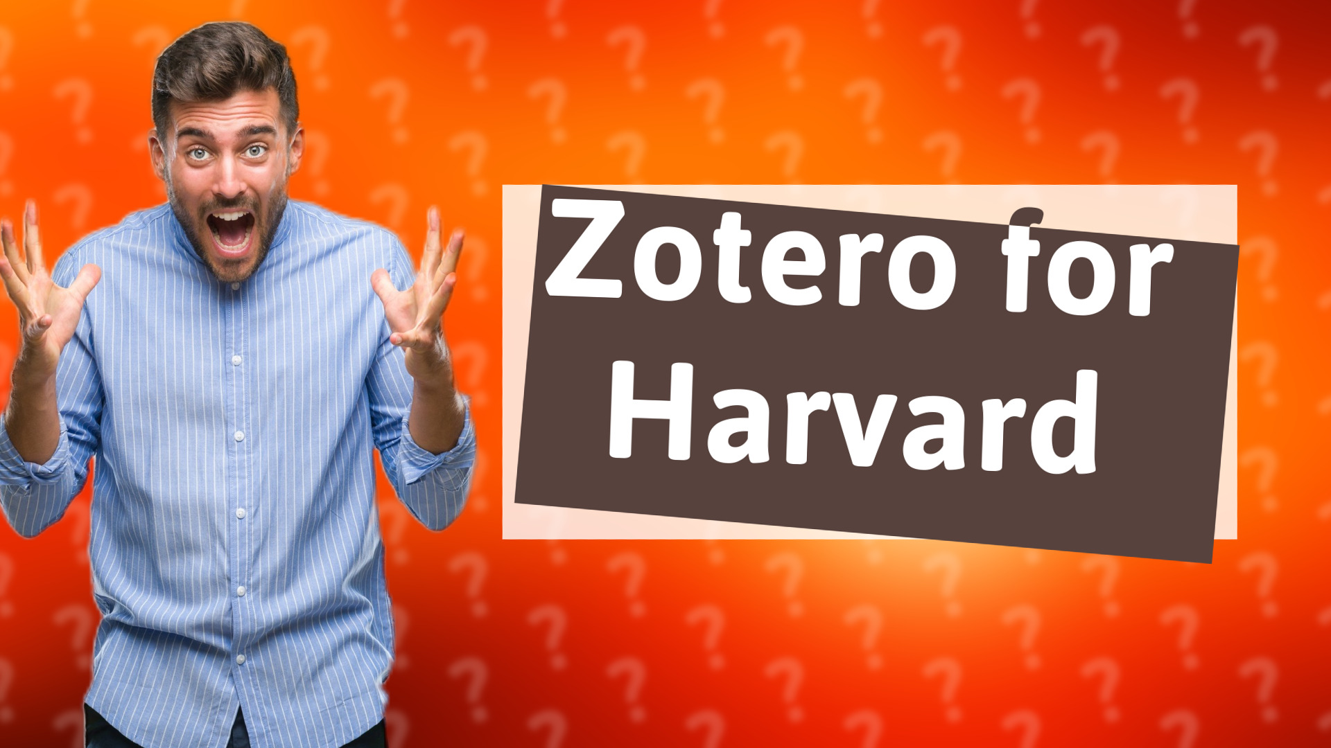 Zotero for Harvard