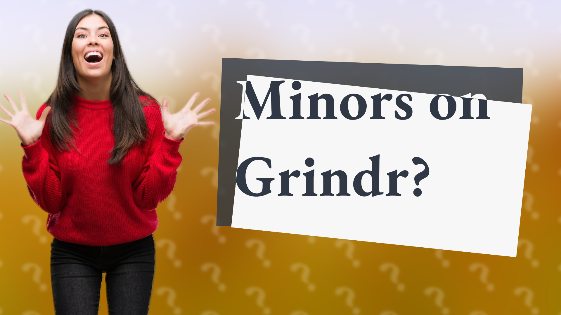 Minors on Grindr?