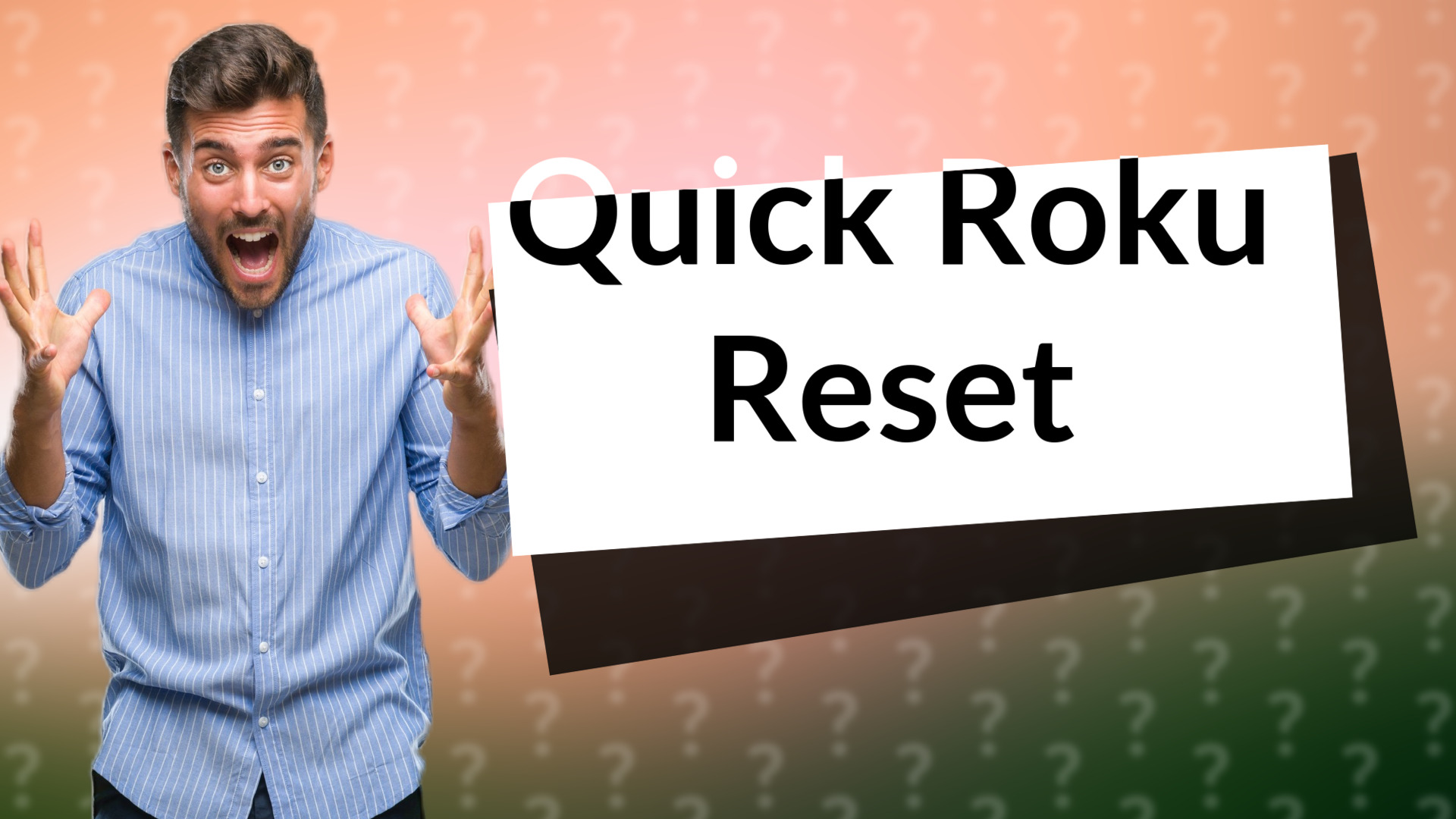 Quick Roku Reset