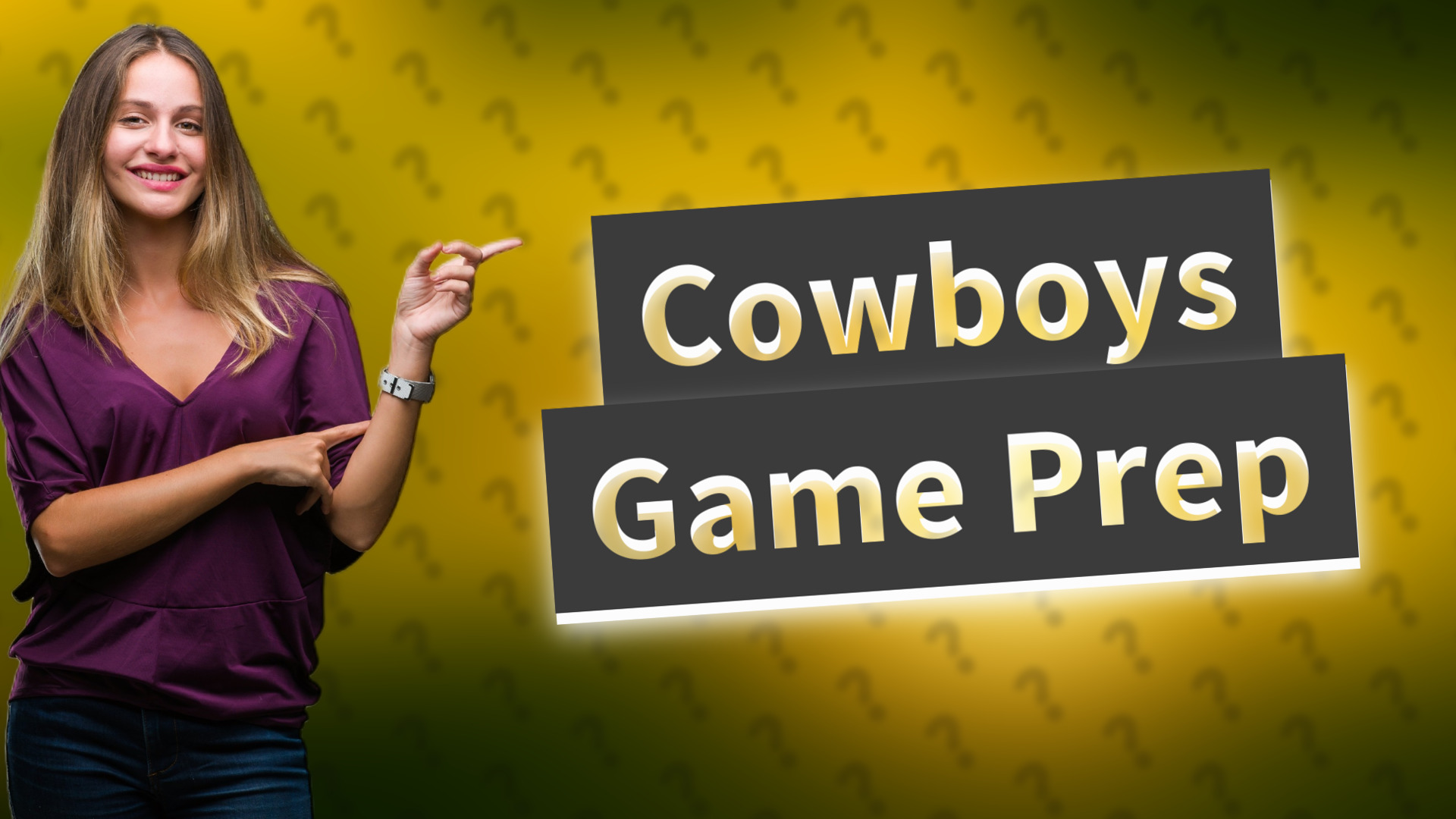 Cowboys Game Prep