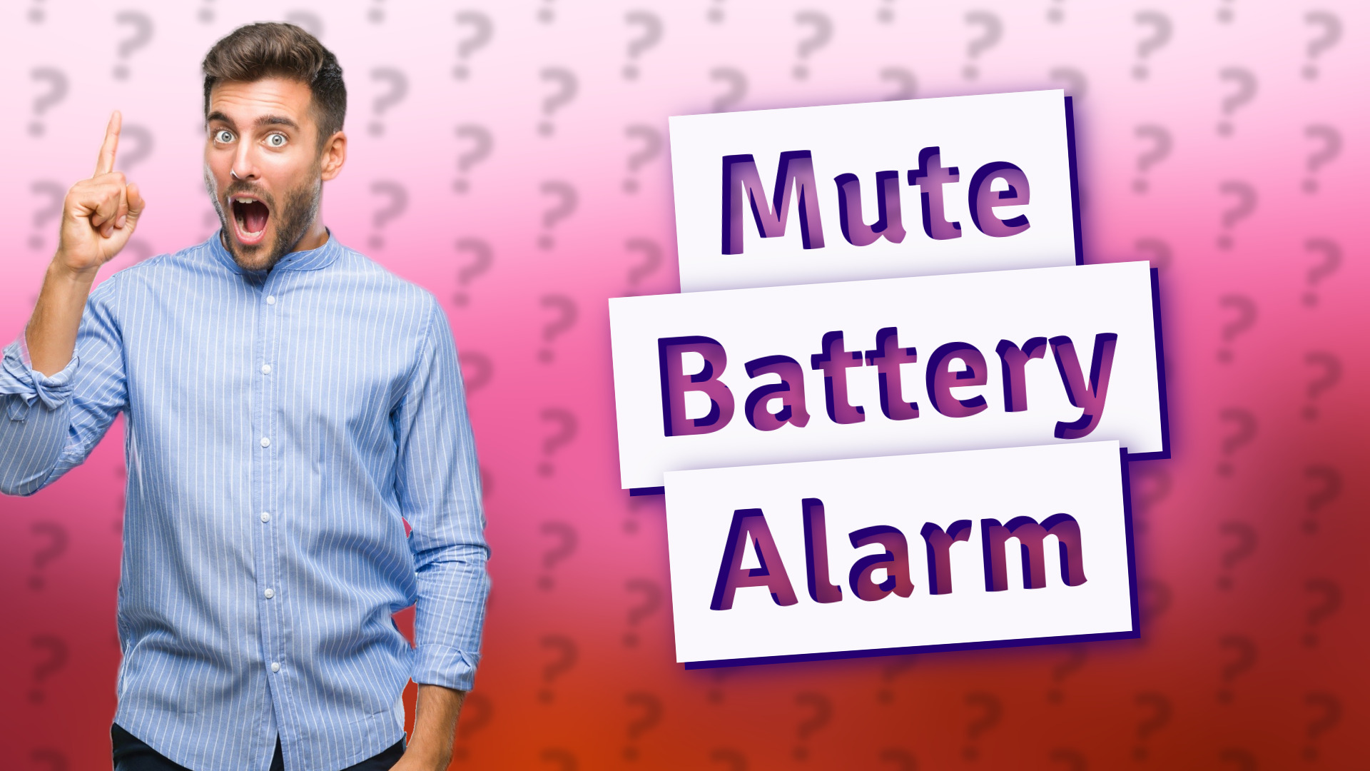 Mute Battery Alarm