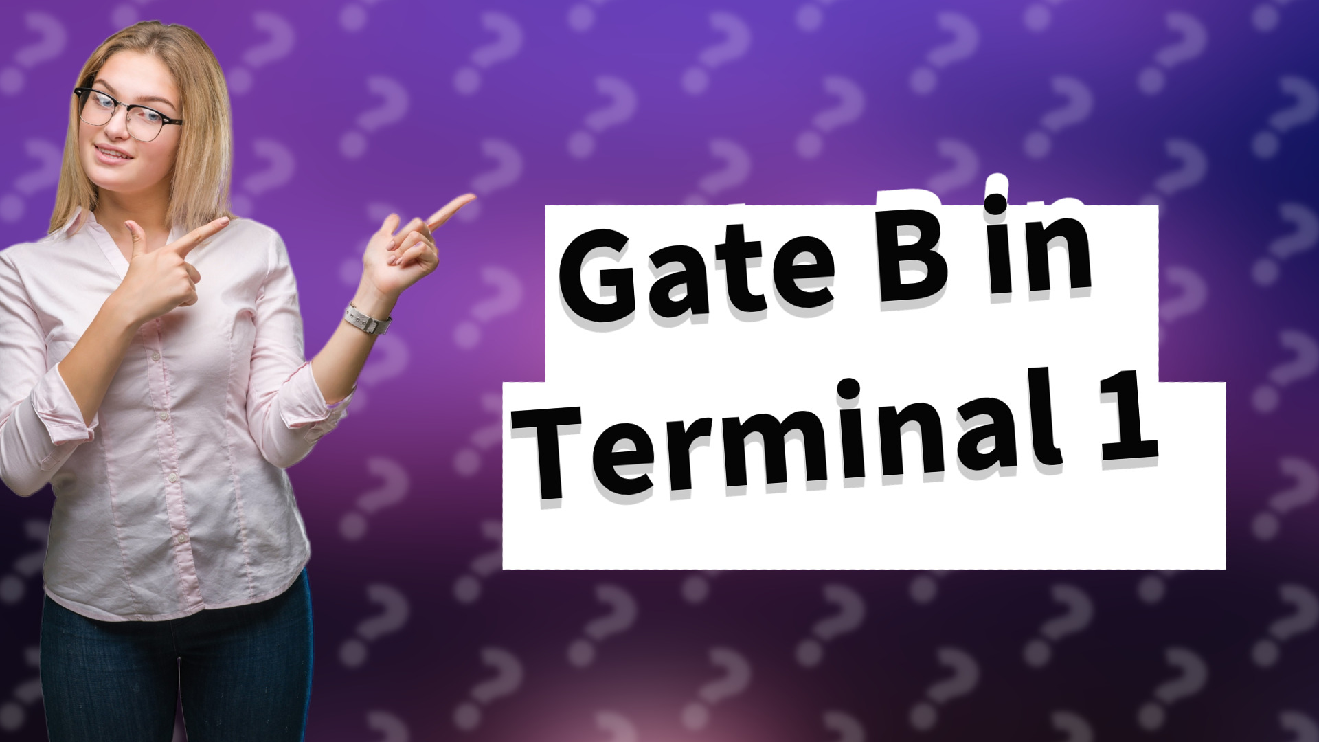 Gate B in Terminal 1