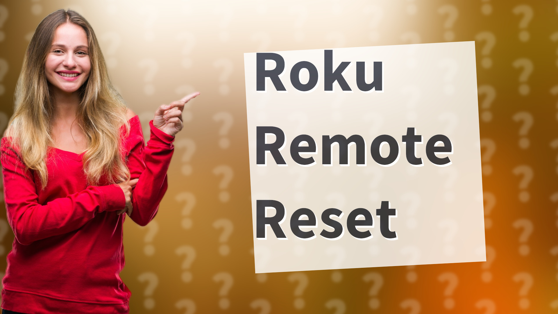 Roku Remote Reset