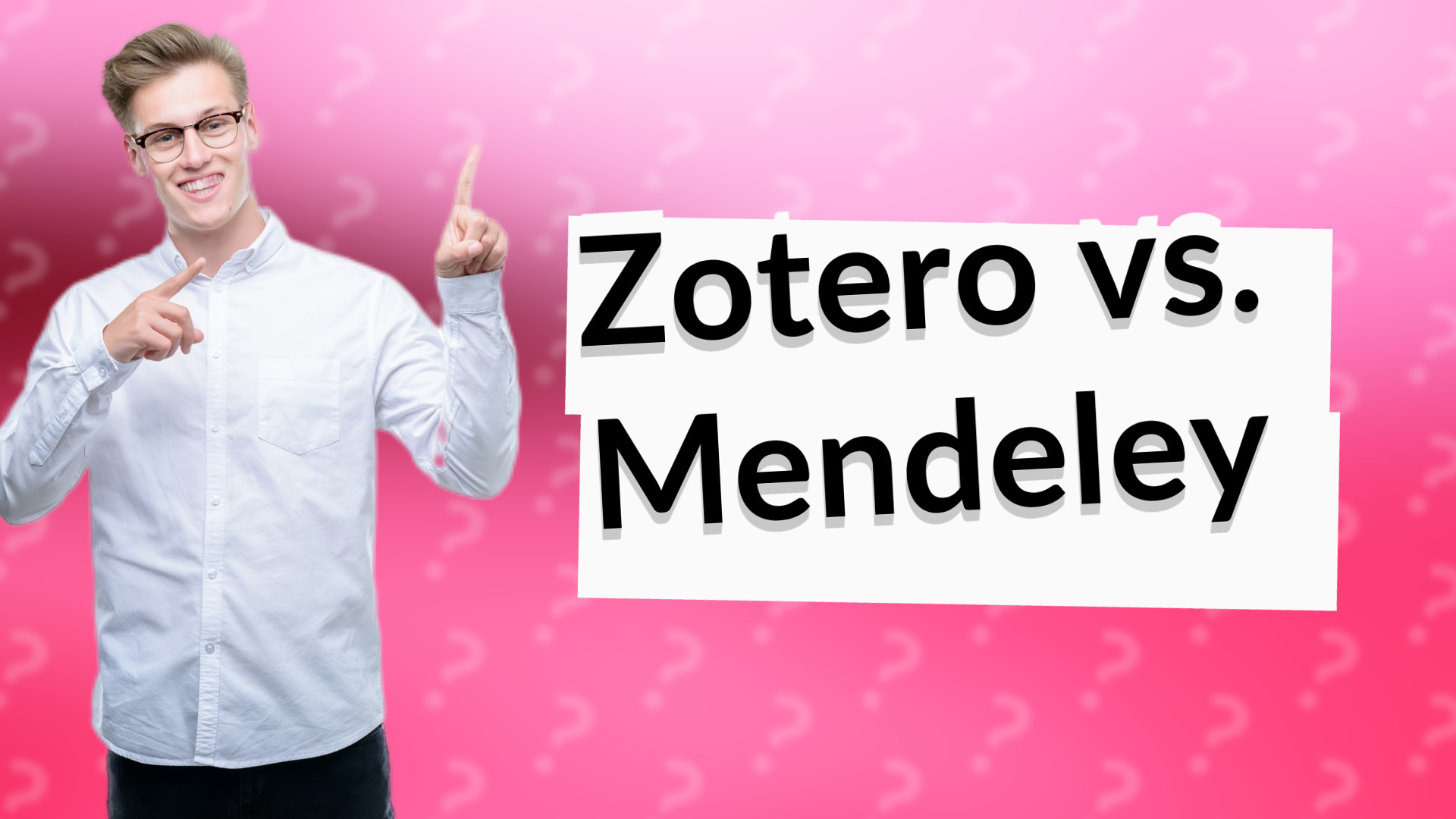 Zotero vs. Mendeley