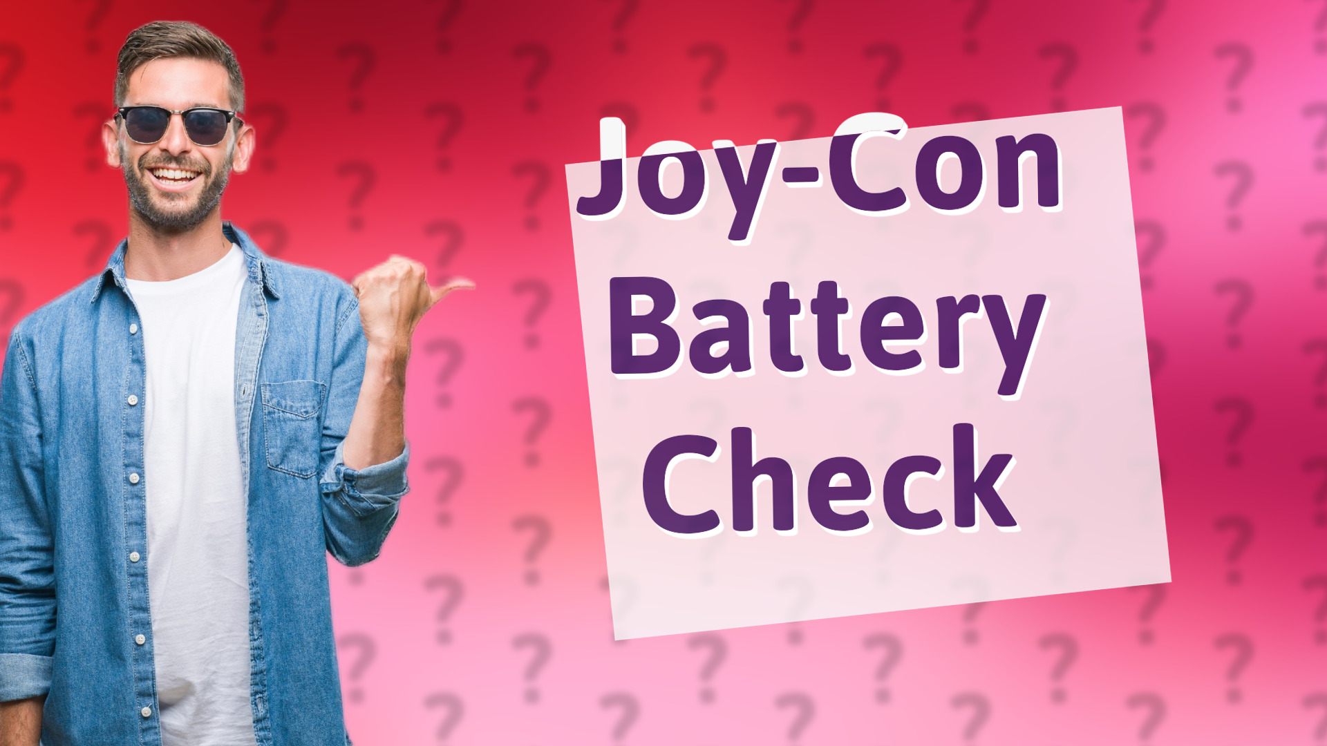 Joy-Con Battery Check