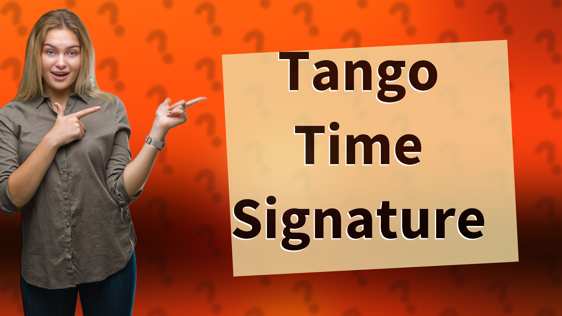 Tango Time Signature