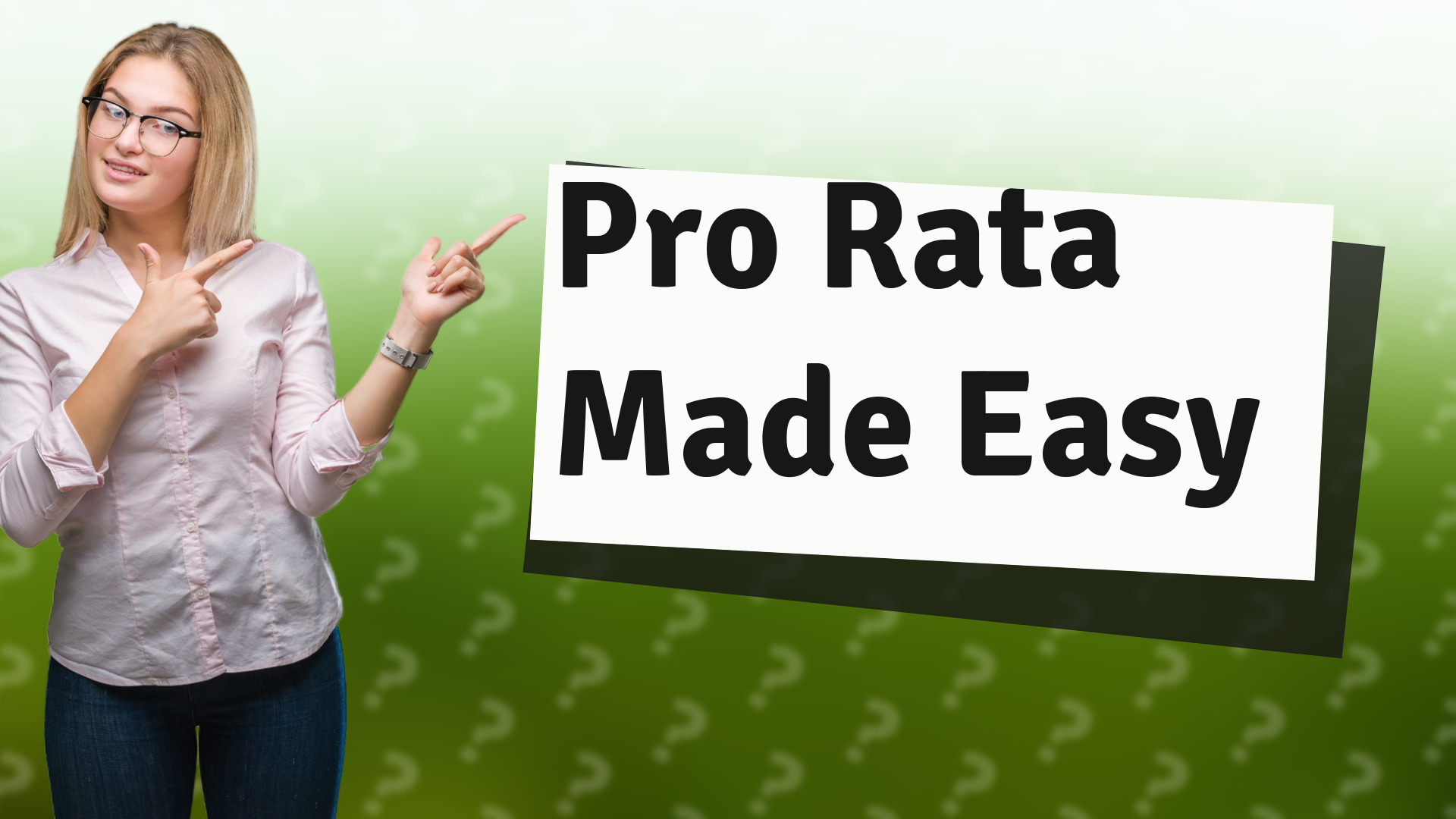 Pro Rata Made Easy