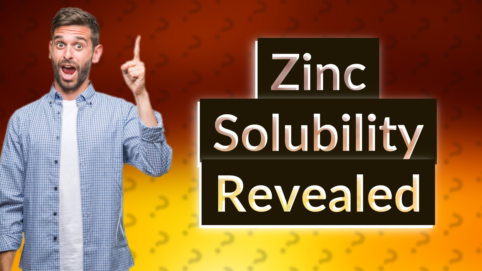 Zinc Solubility Revealed