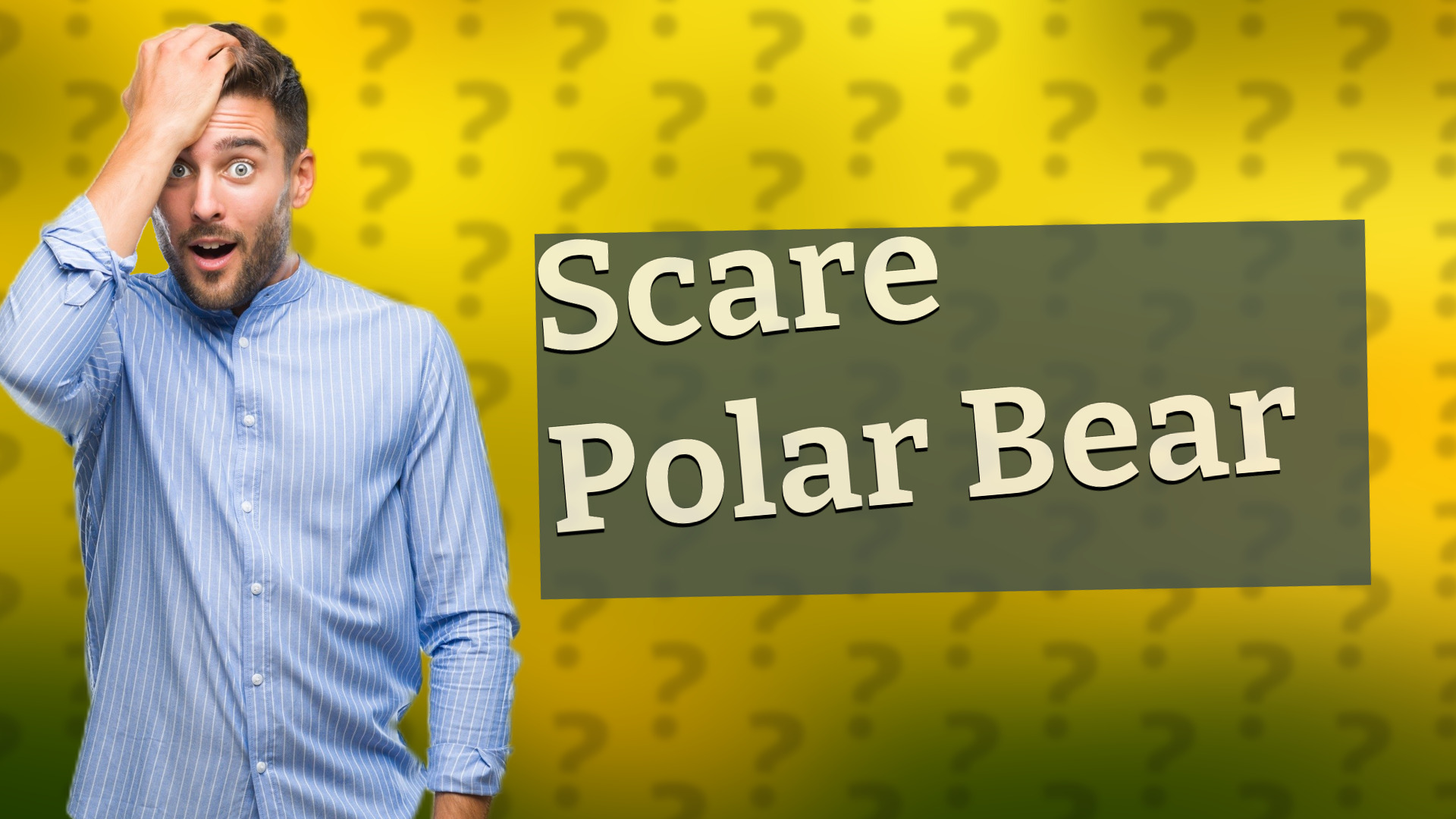 Scare Polar Bear