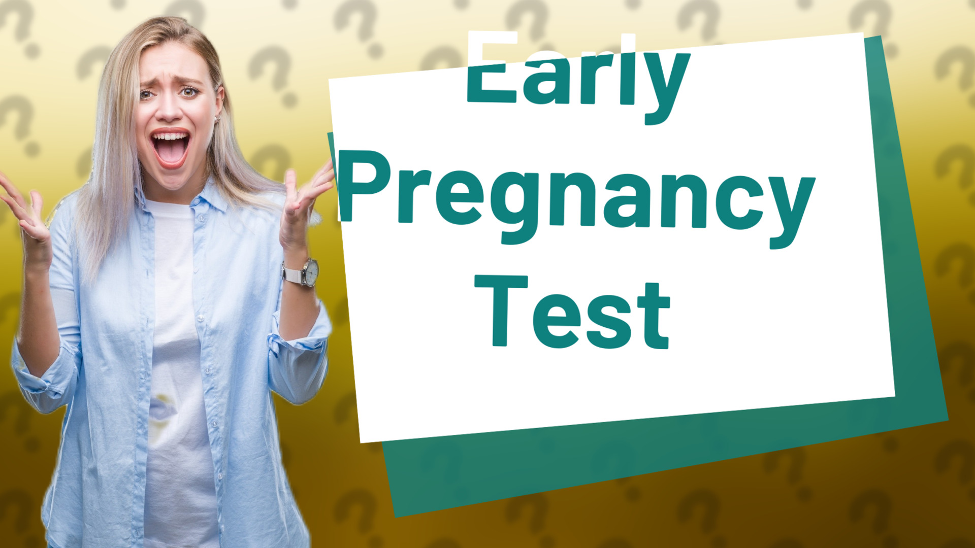 Early Pregnancy Test