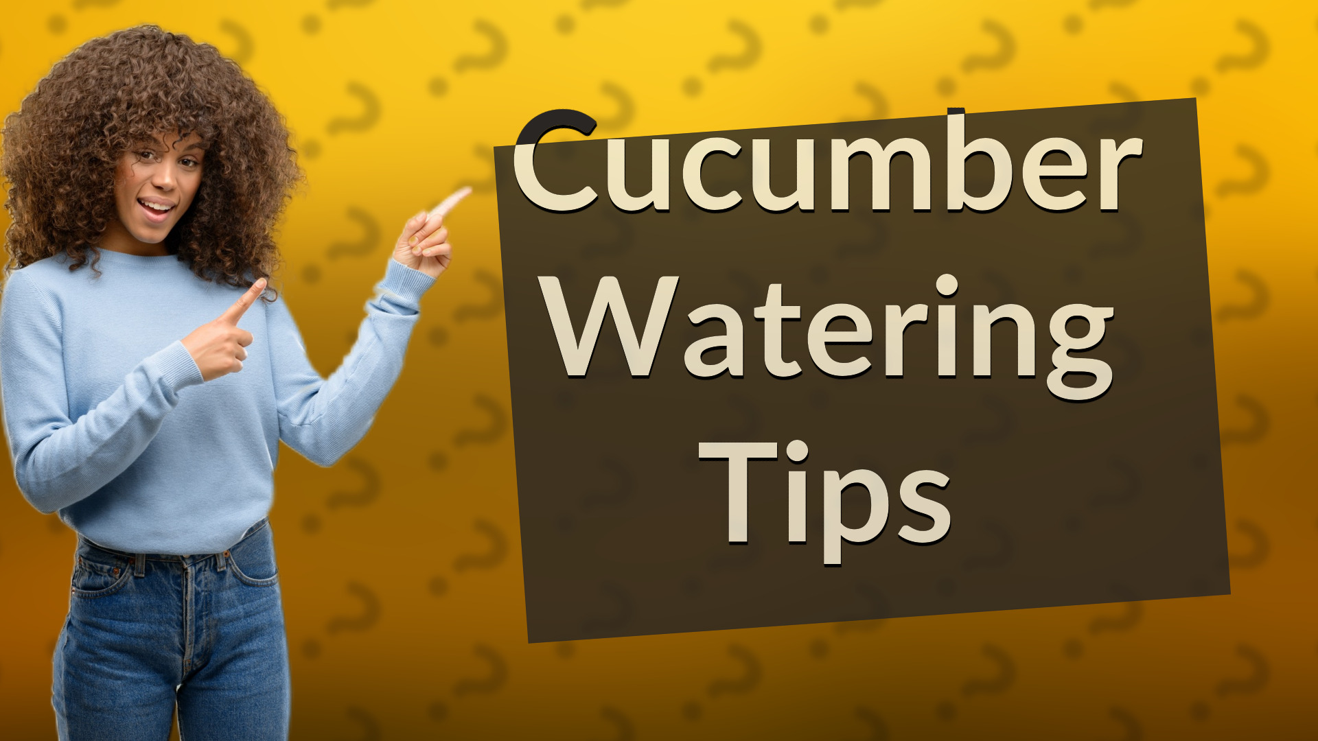 Cucumber Watering Tips