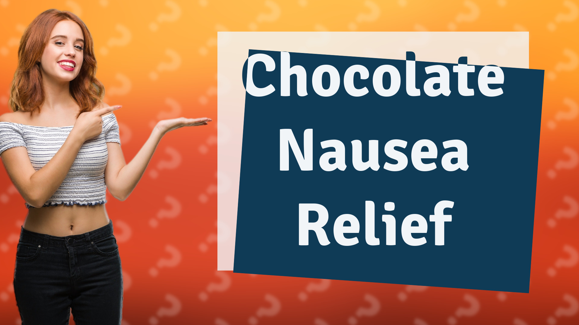 Chocolate Nausea Relief
