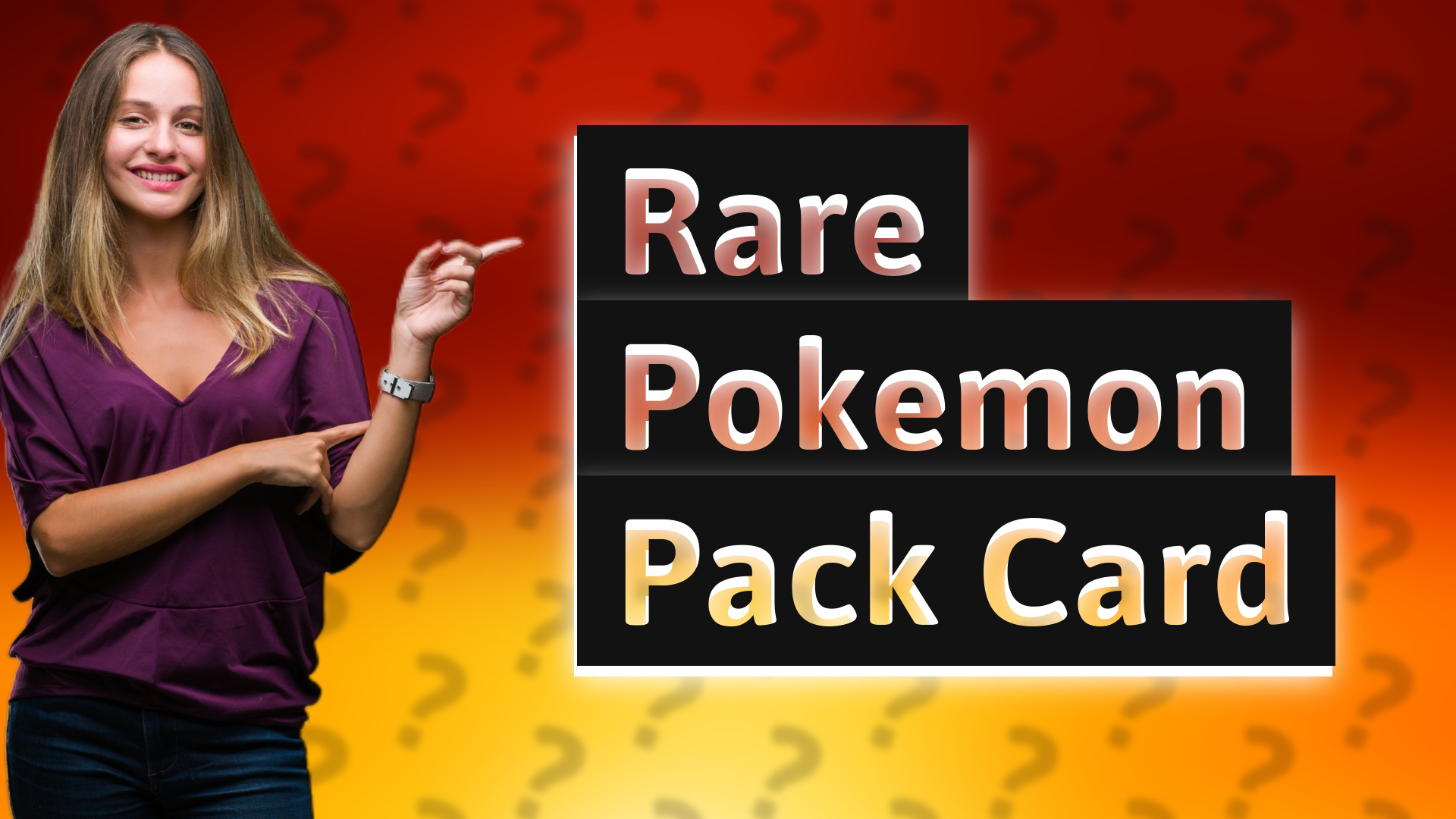Rare Pokemon Pack Card