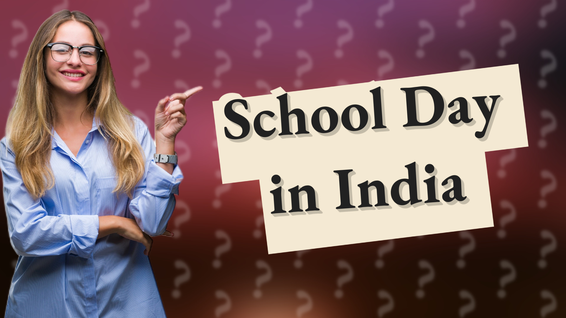 School Day in India