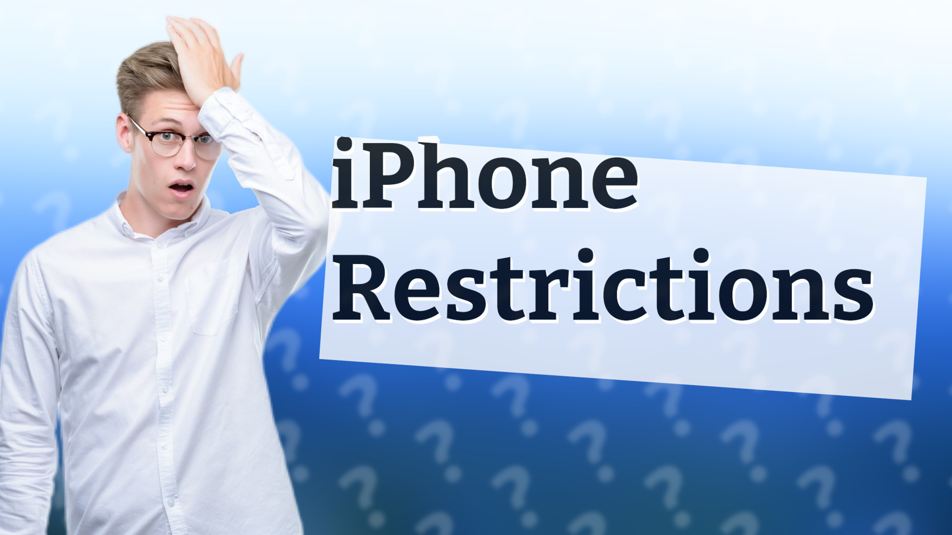 iPhone Restrictions