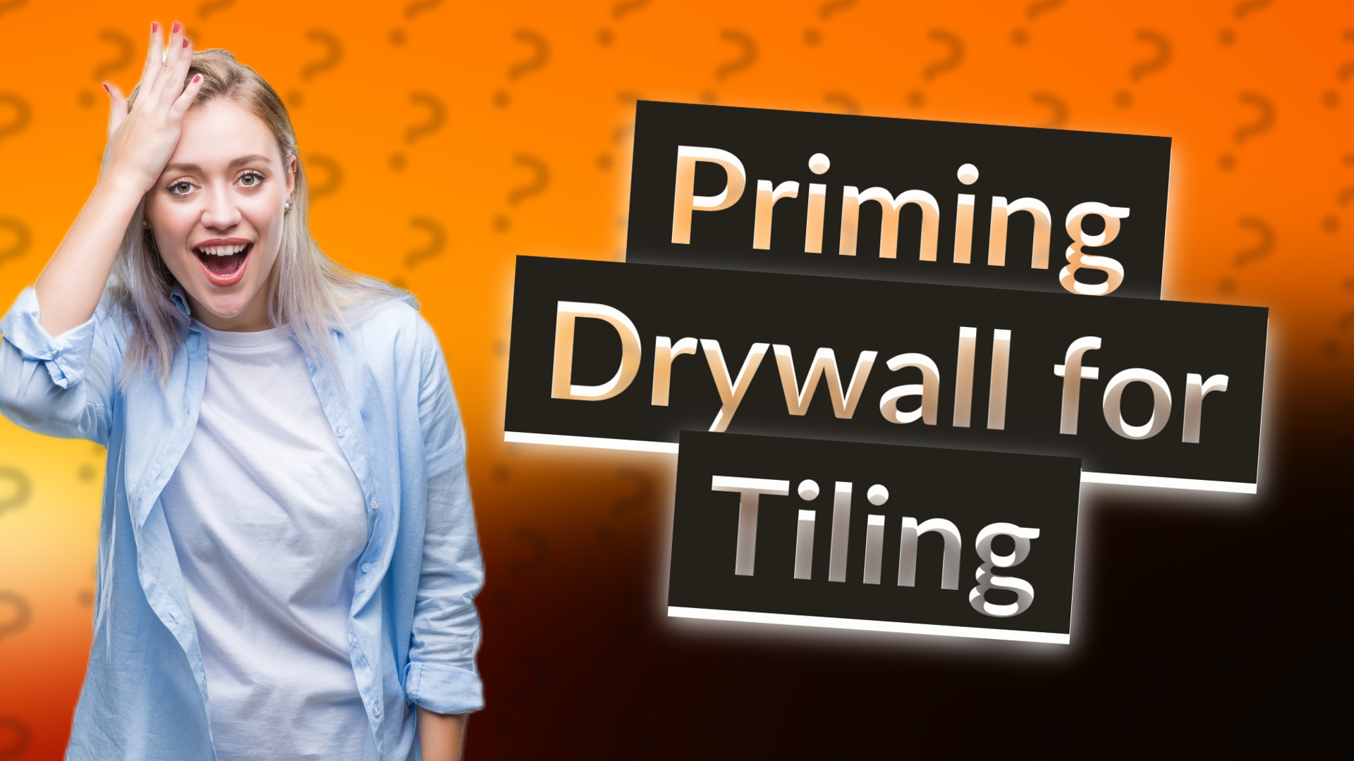 Priming Drywall for Tiling