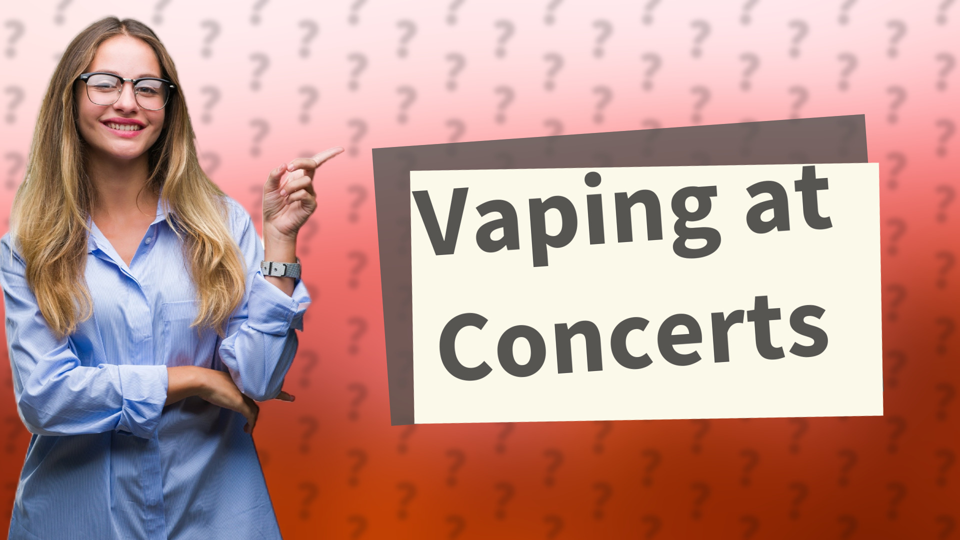 Vaping at Concerts