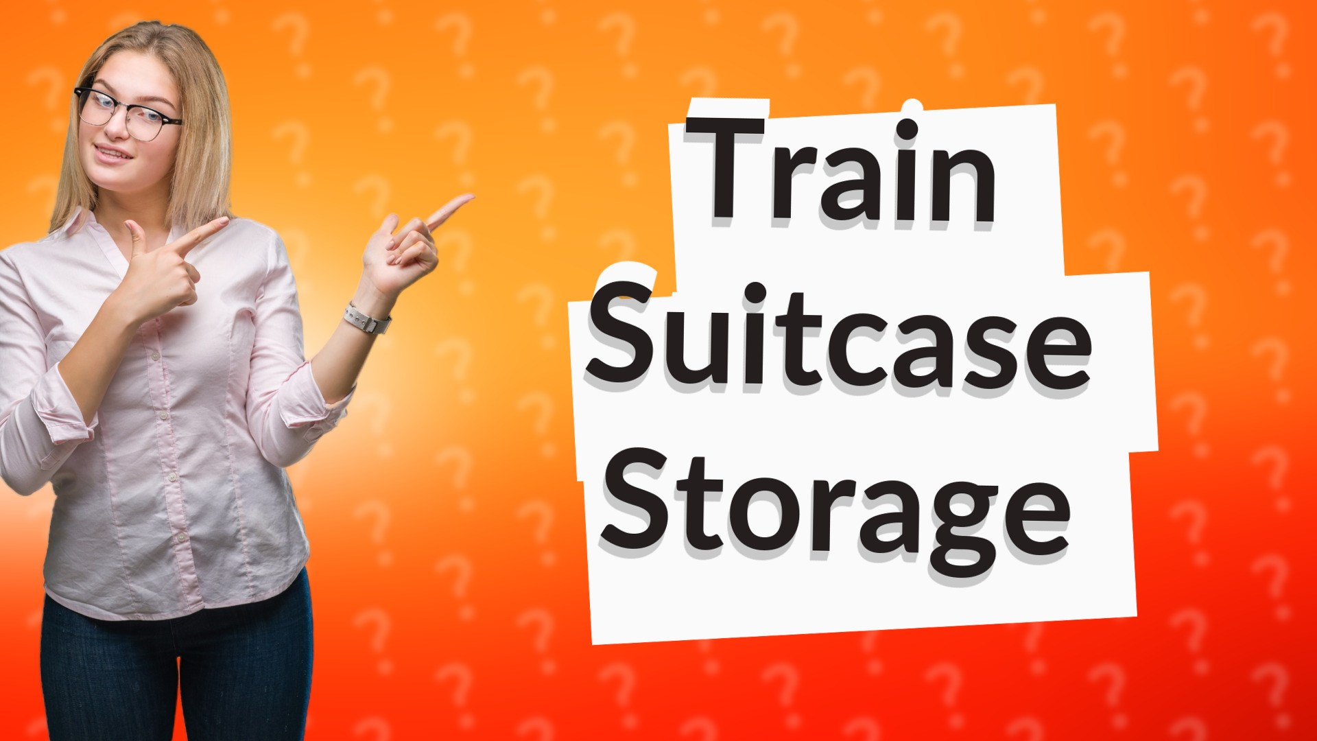 Train Suitcase Storage