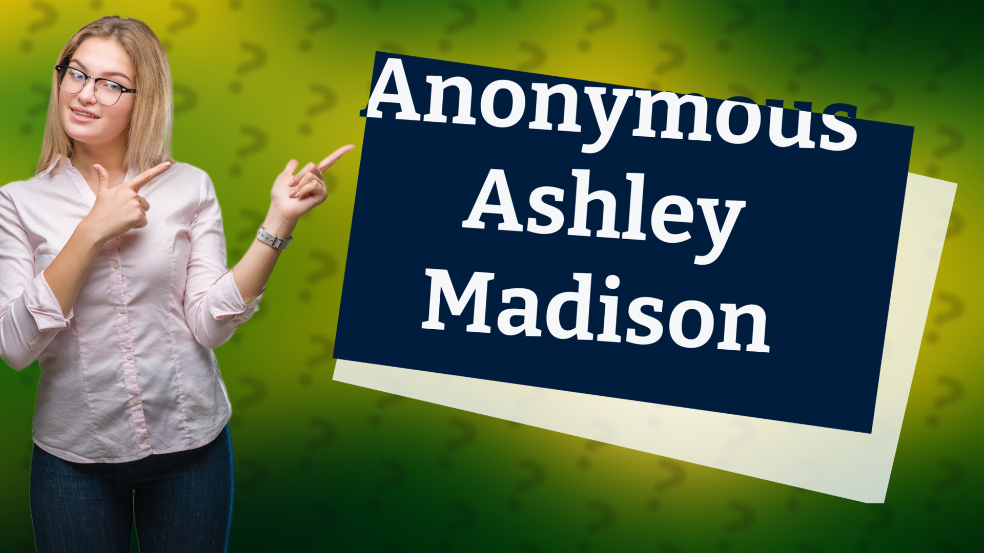 Anonymous Ashley Madison