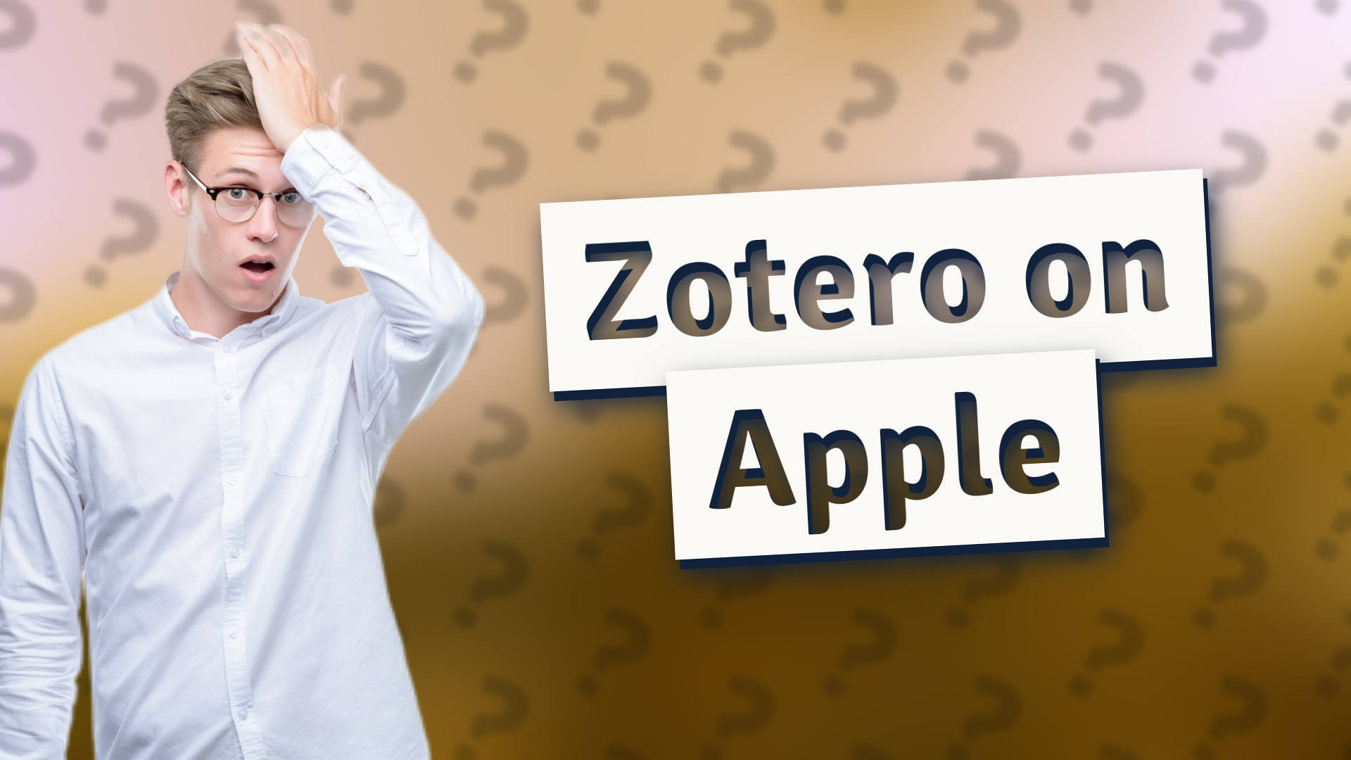 Zotero on Apple