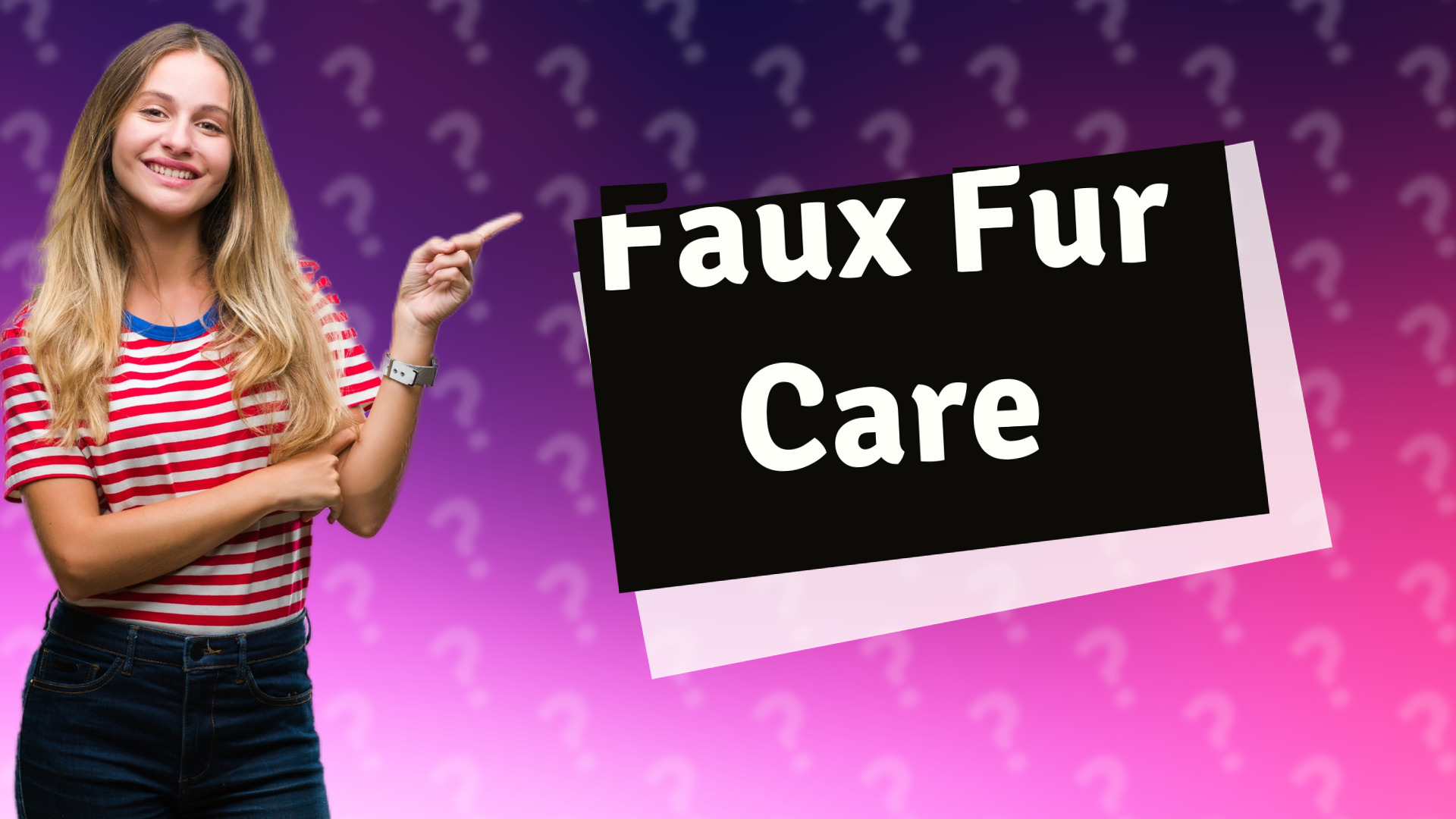 Faux Fur Care