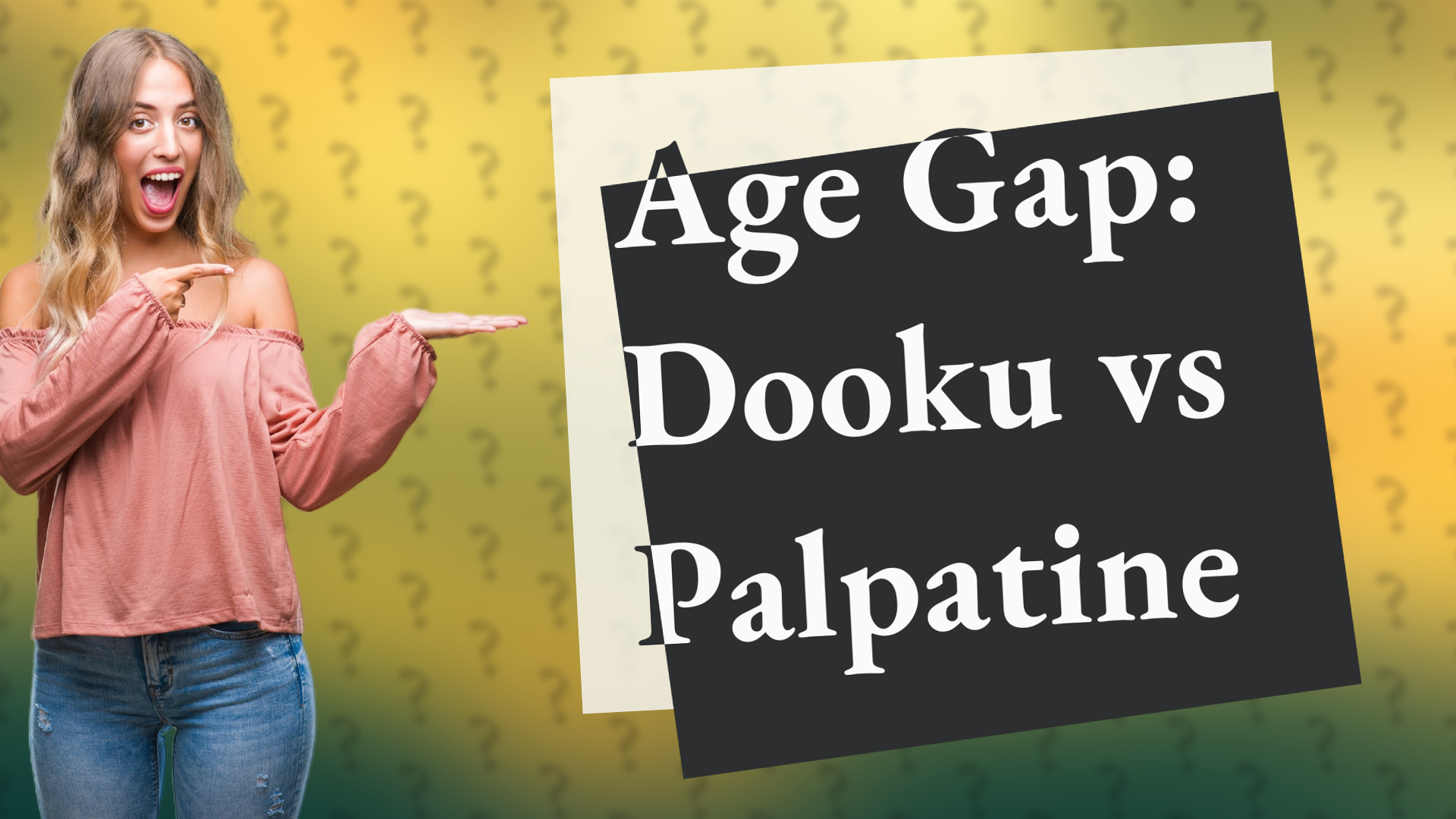Age Gap: Dooku vs Palpatine