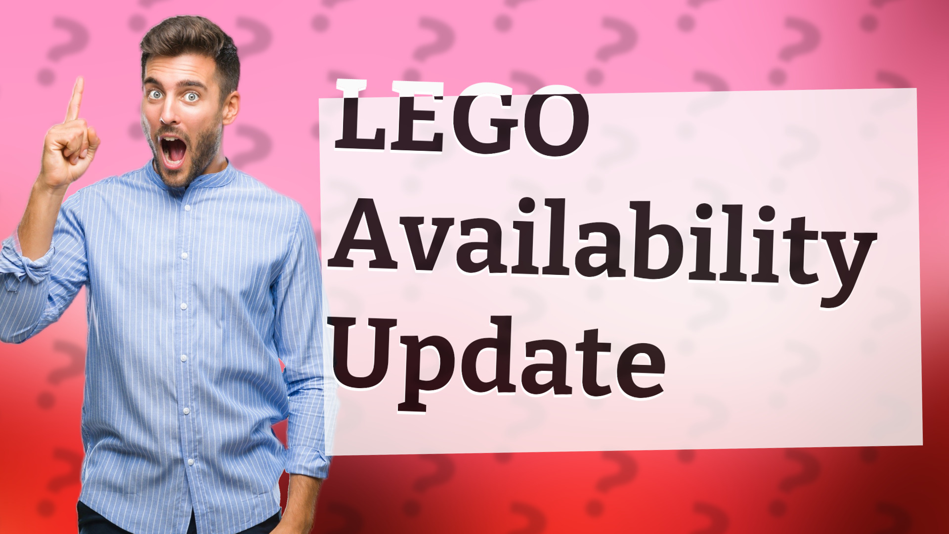 LEGO Availability Update
