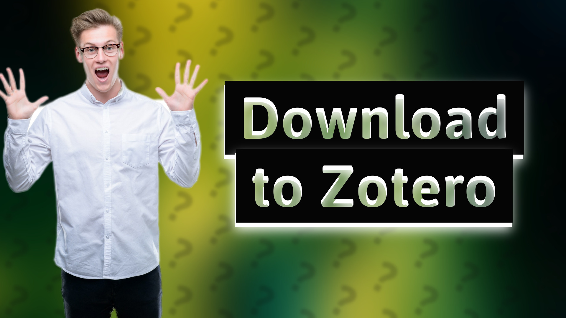 Download to Zotero