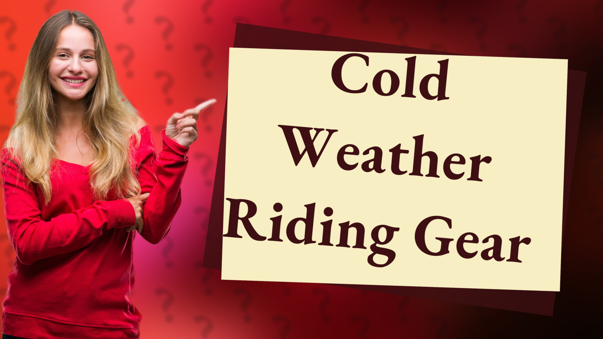 Cold Weather Riding Gear